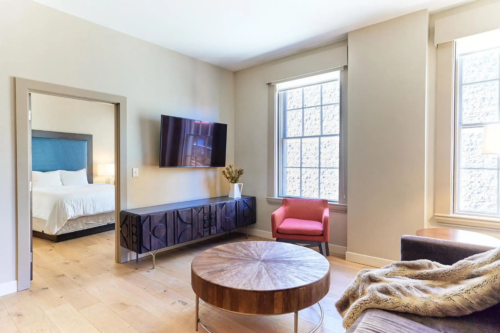 Living room, Bed in The Docent's Collection