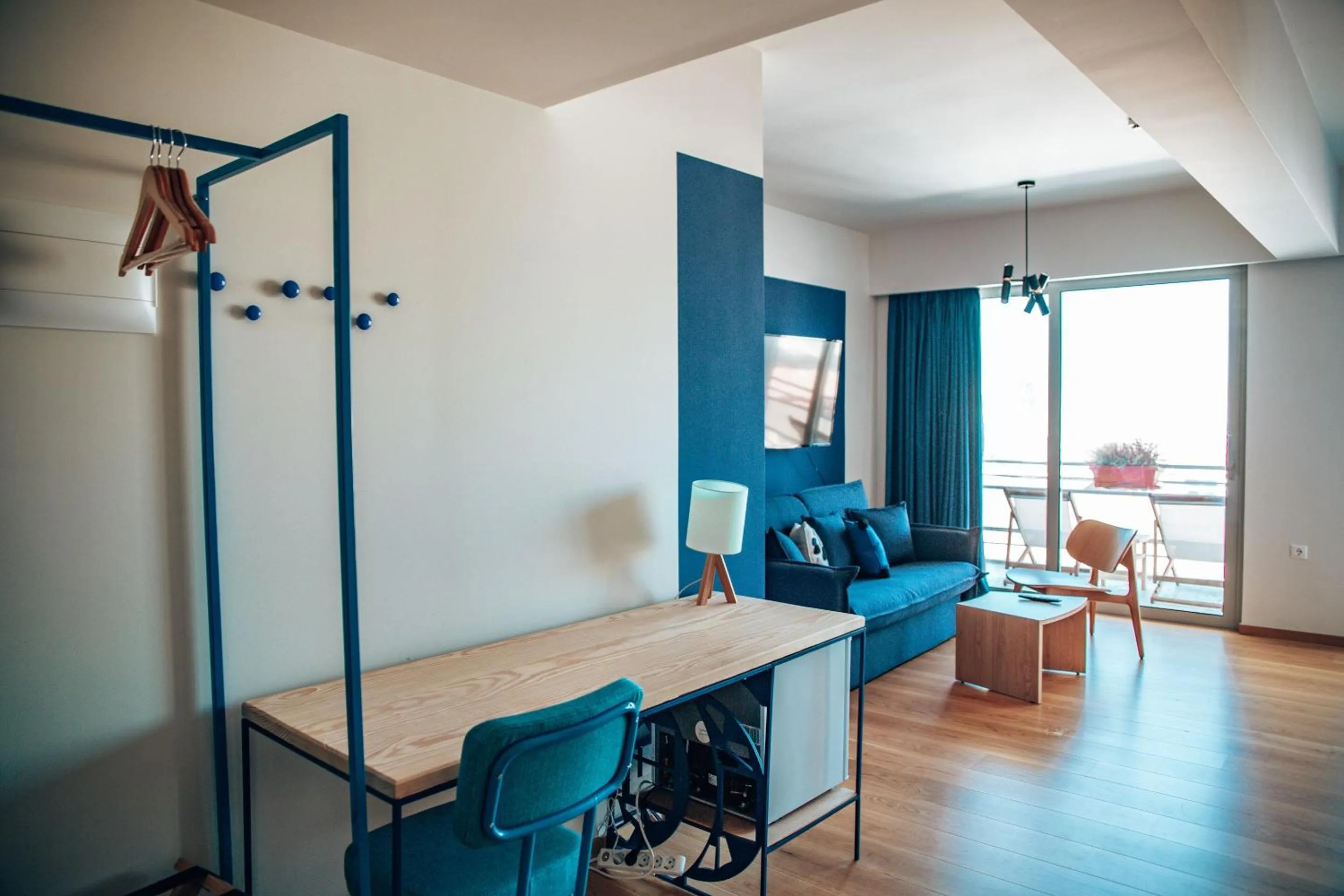 Living room in Selina Athens Theatrou