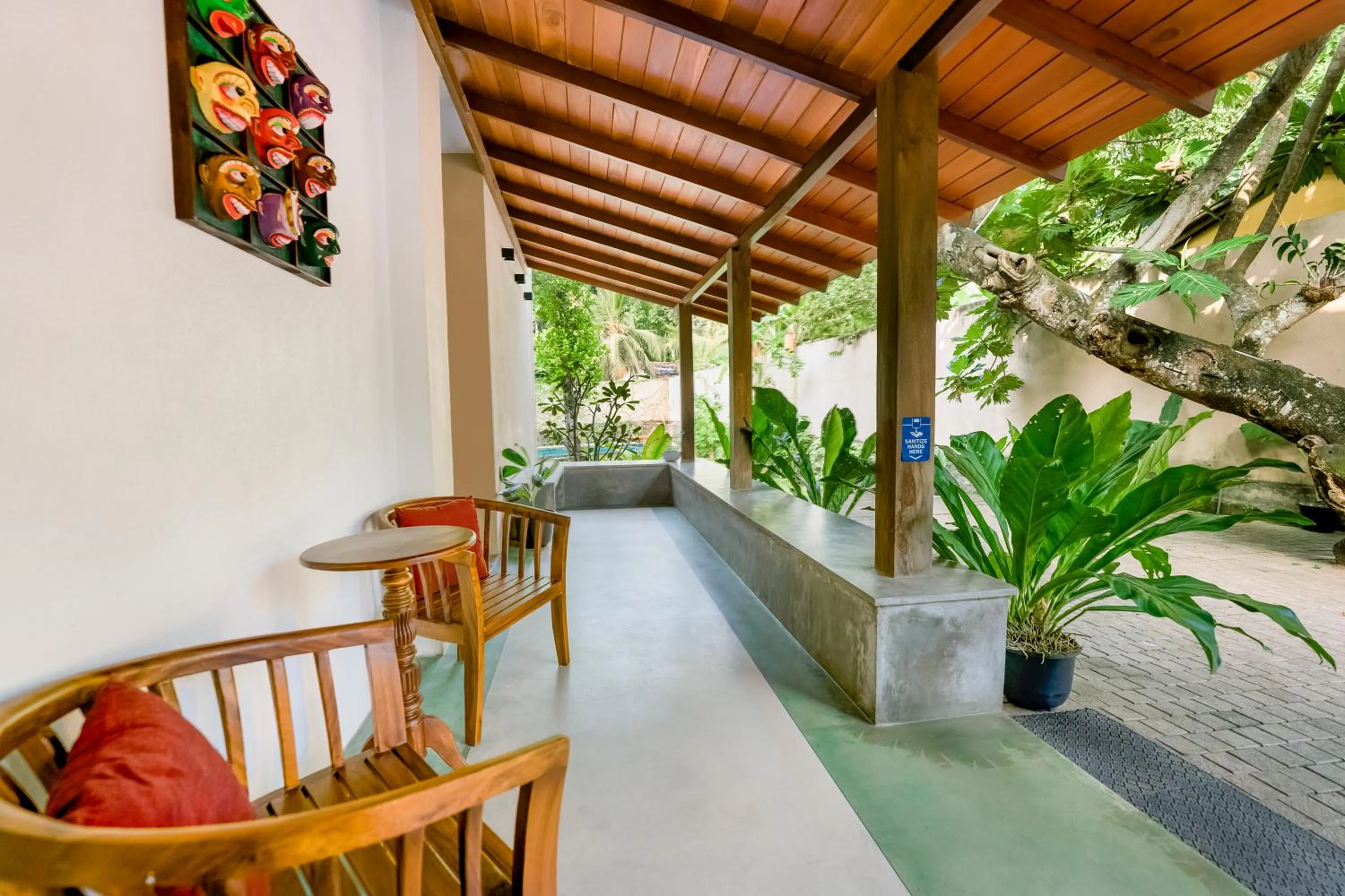 Lobby or reception in Urchin Unawatuna