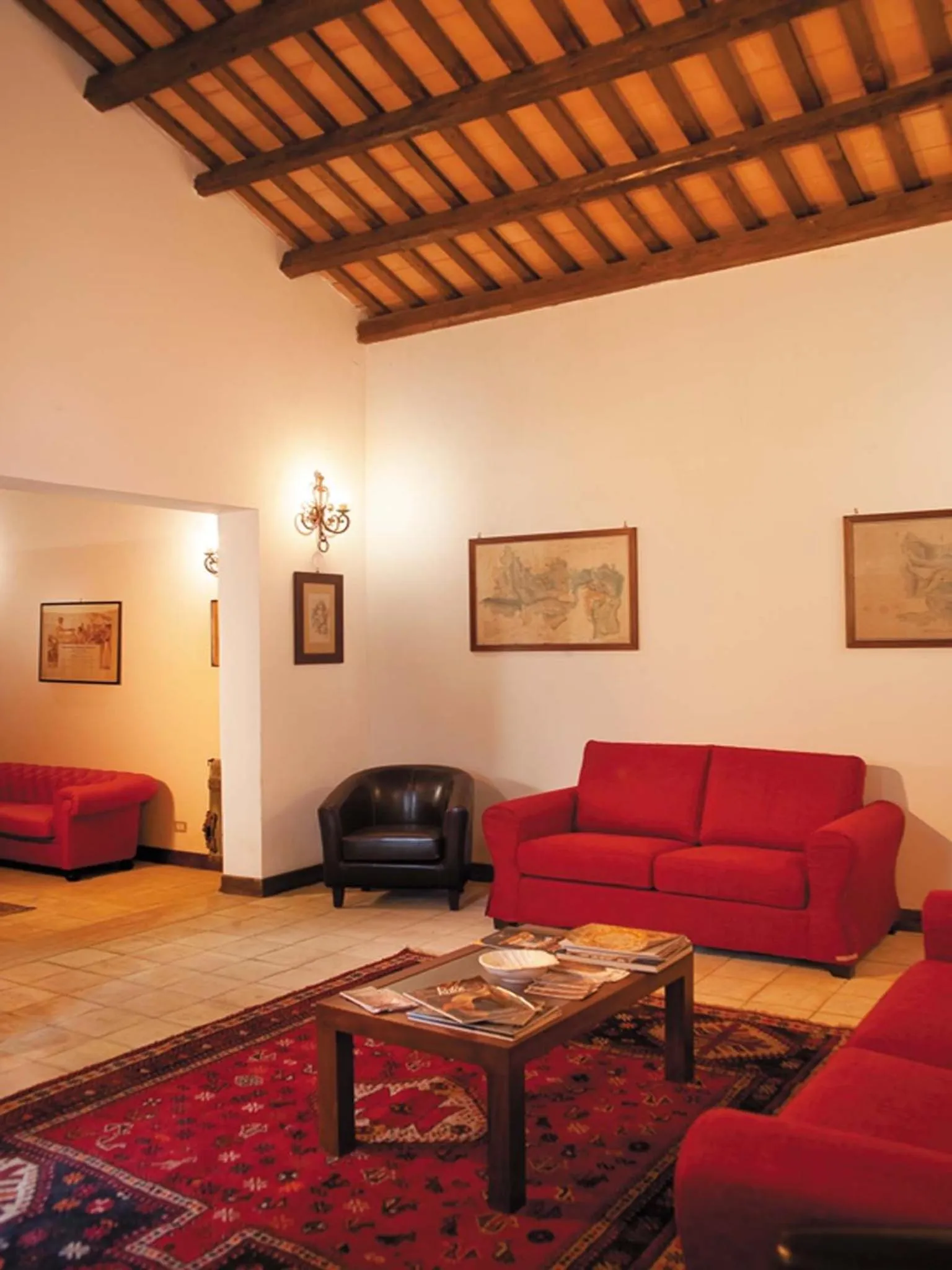 Lobby or reception in Agriturismo Sirignano Wine Resort