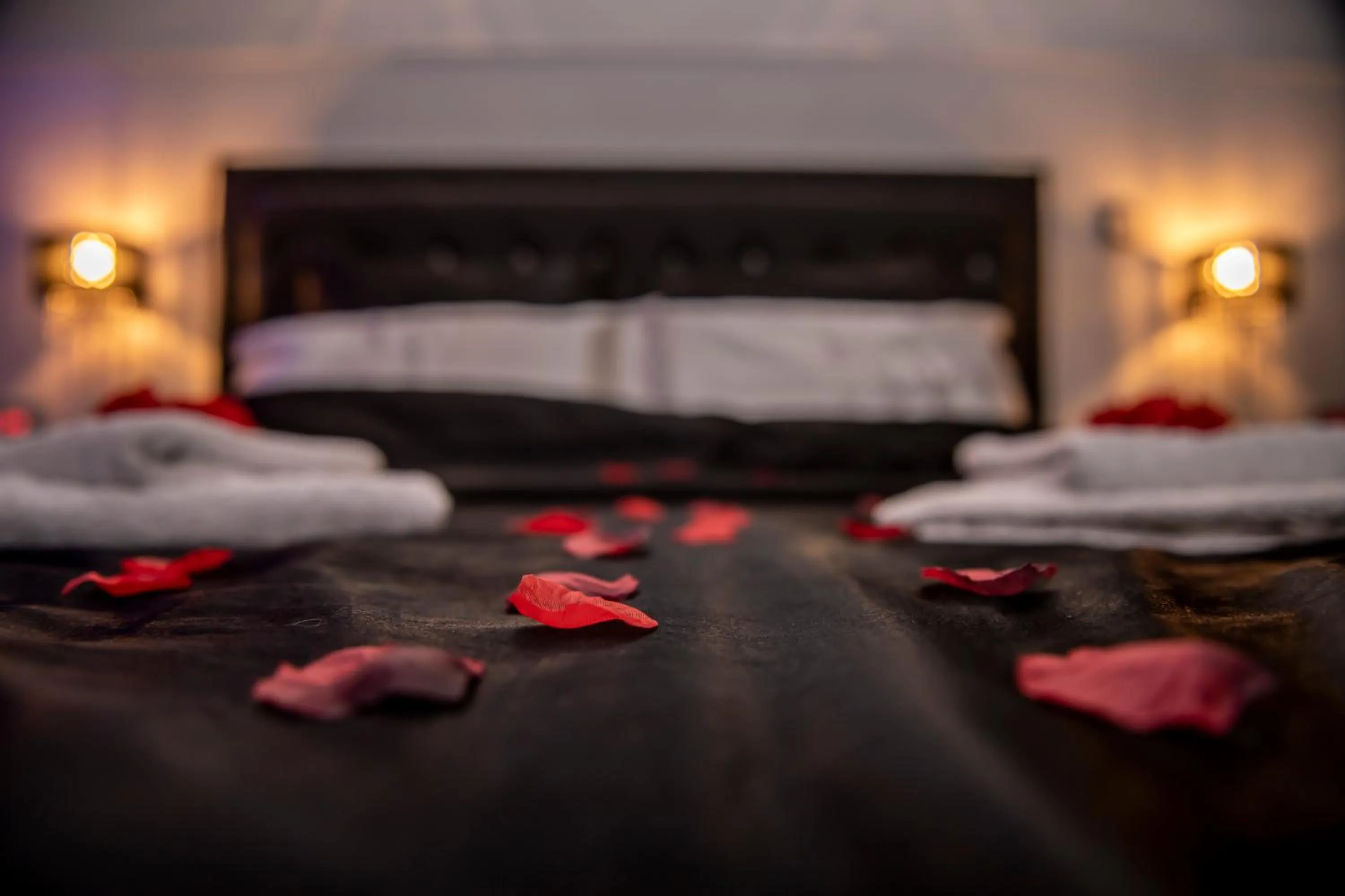 Bed in Gite & Spa Privatif Glam'88 - Vosges