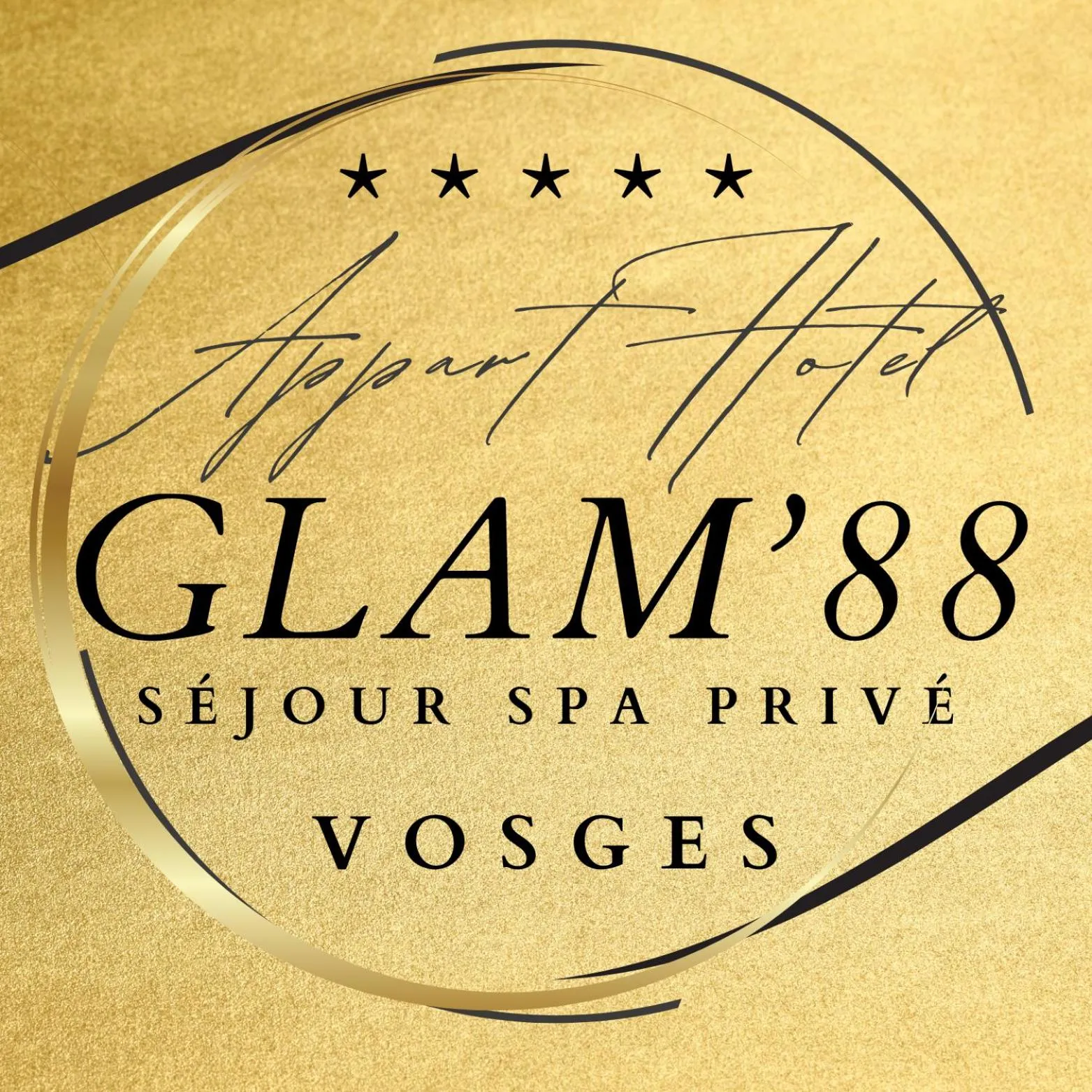 Property logo or sign in Gite & Spa Privatif Glam'88 - Vosges