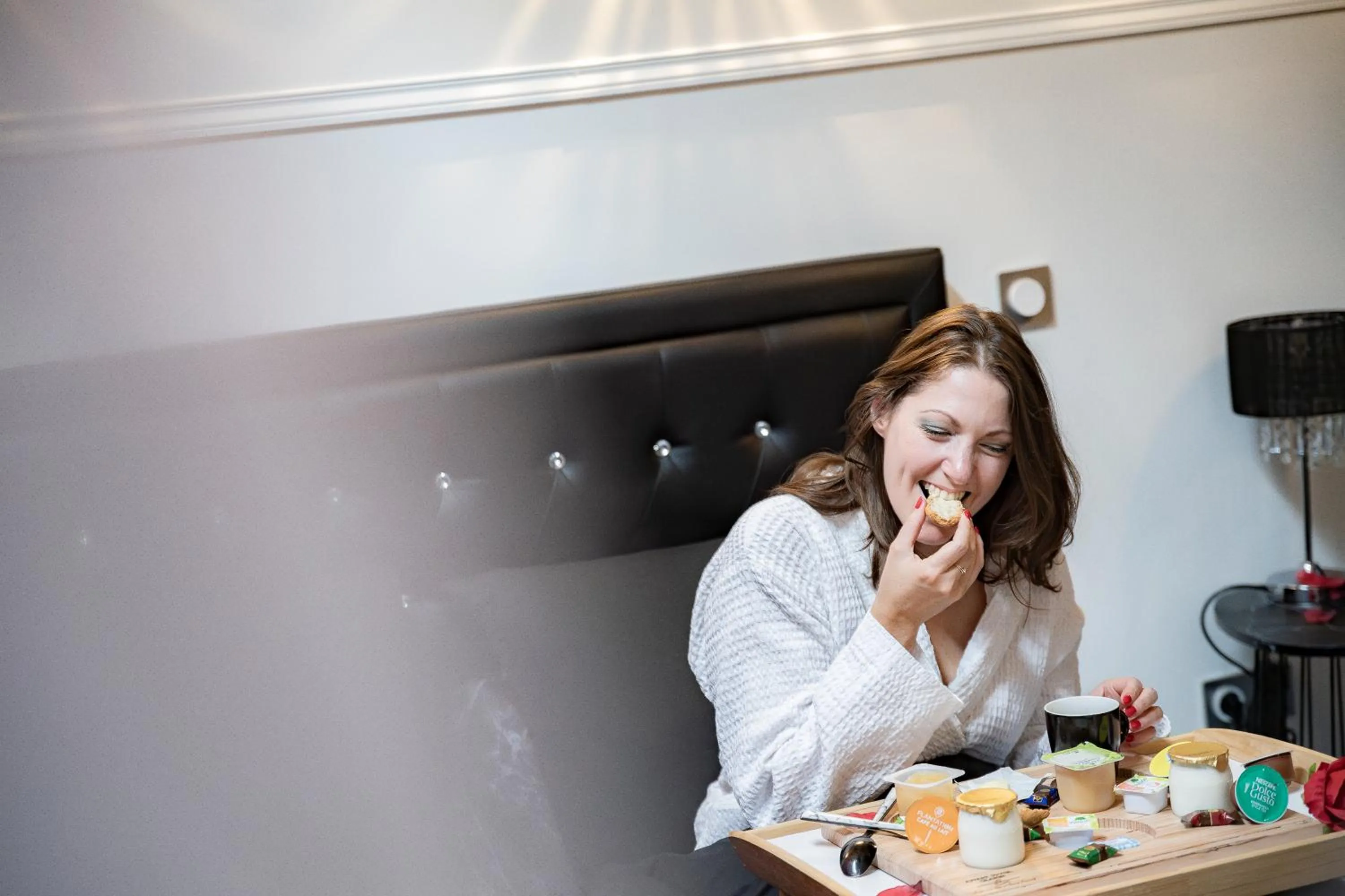 Bedroom in Gite & Spa Privatif Glam'88 - Vosges