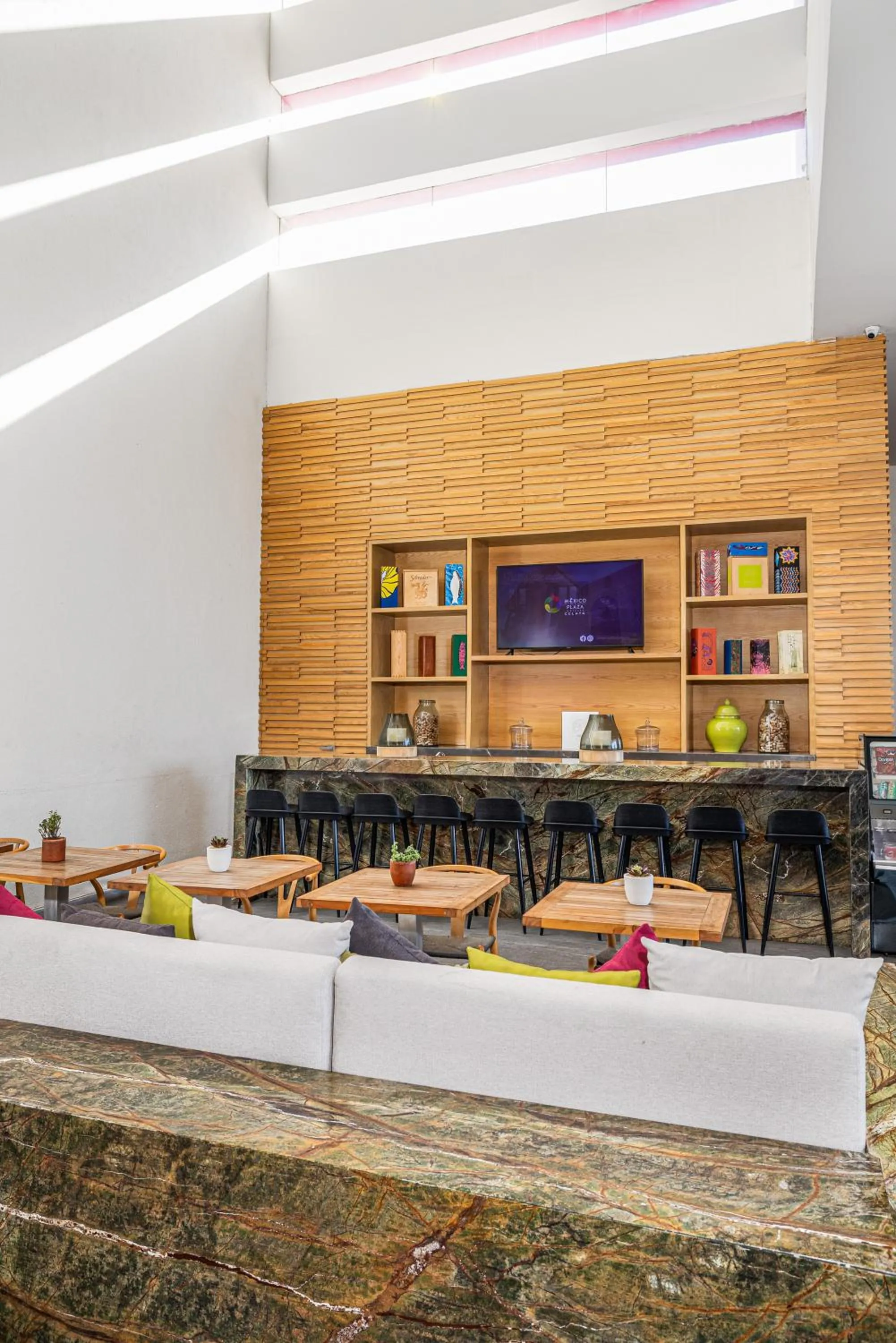 Lobby or reception in Hotel México Plaza Querétaro