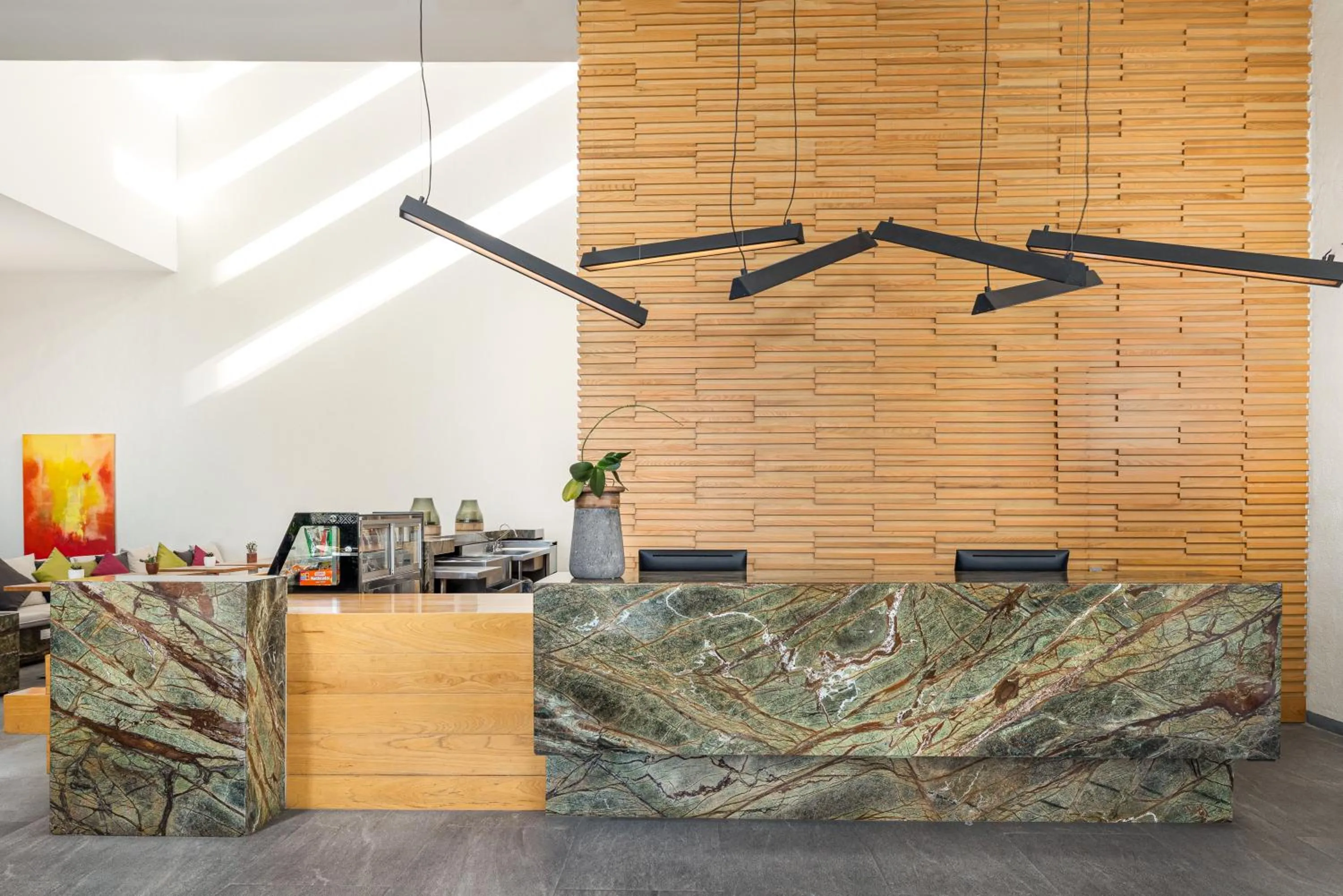 Lobby or reception in Hotel México Plaza Querétaro