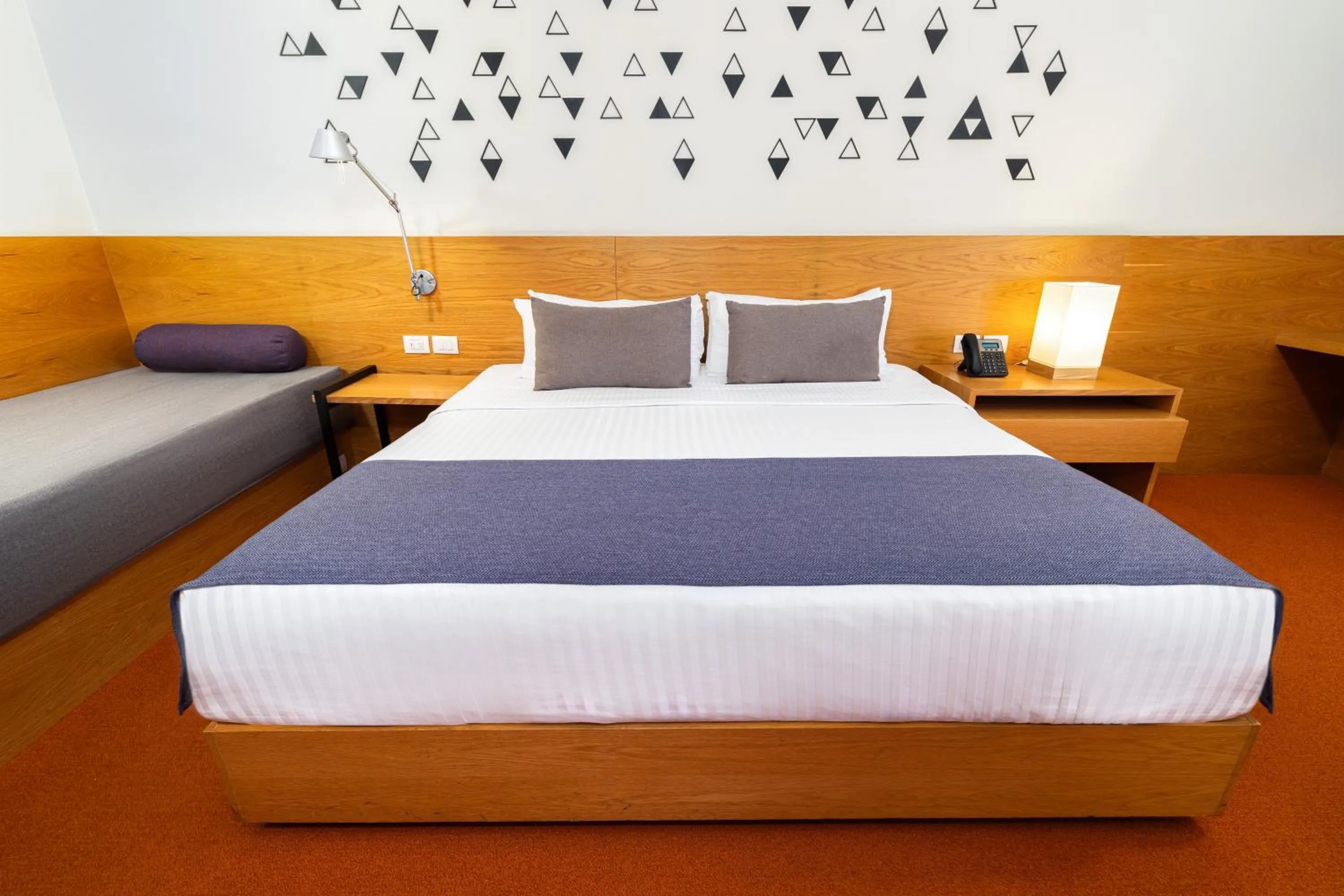 Bedroom, Bed in Hotel México Plaza Querétaro