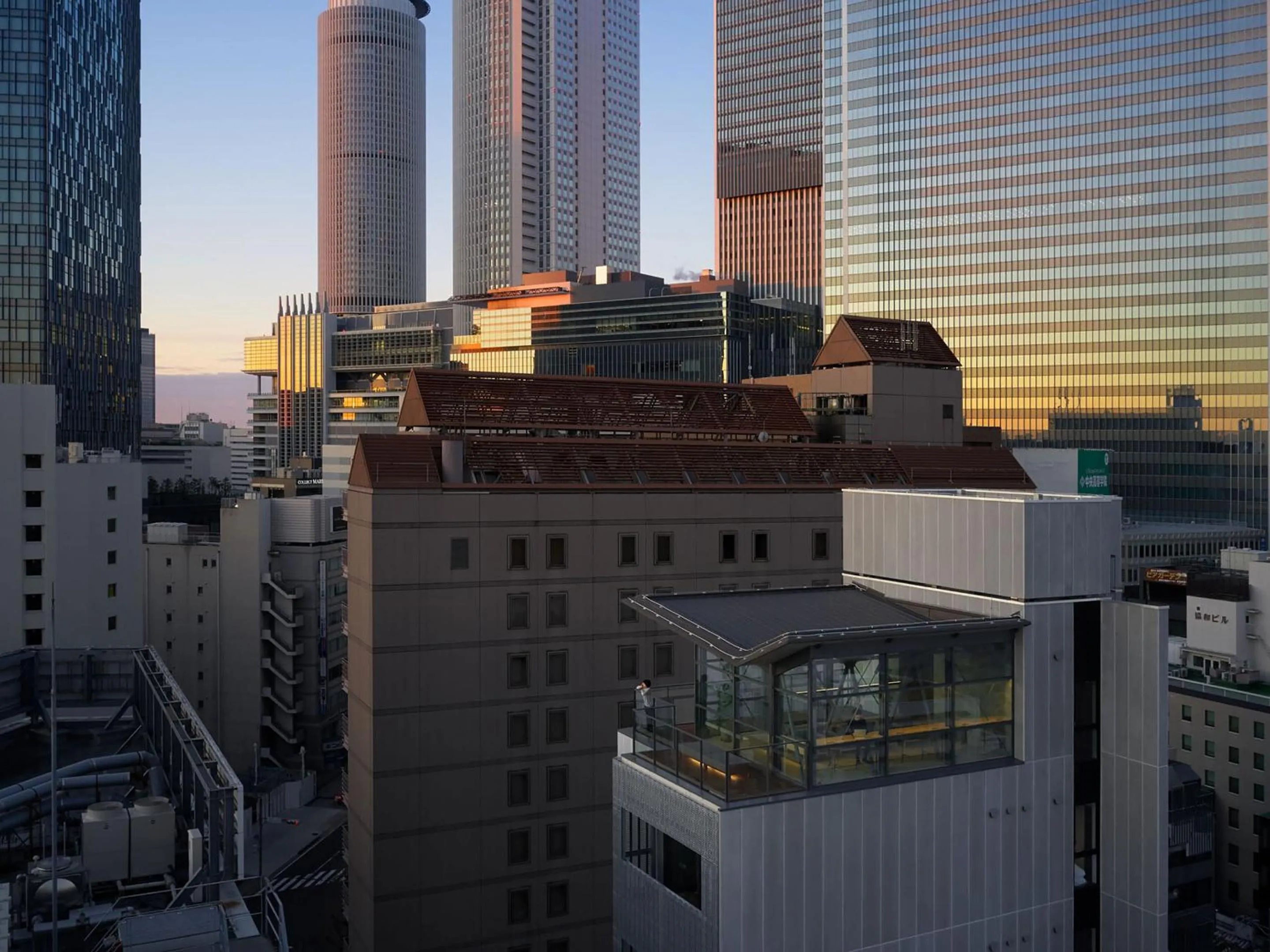 City view in 9h nine hours Nagoya station