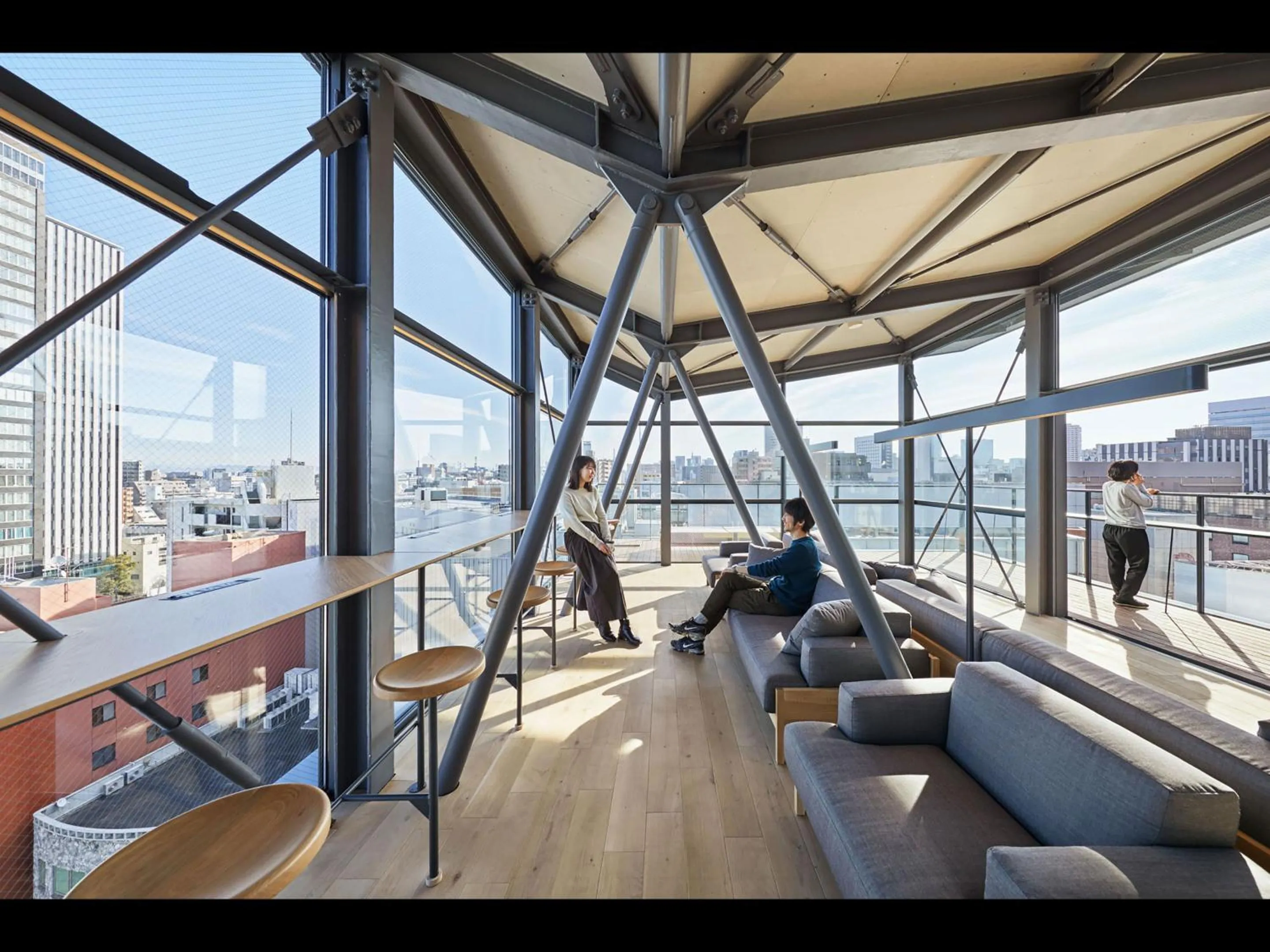 Balcony/Terrace in 9h nine hours Nagoya station