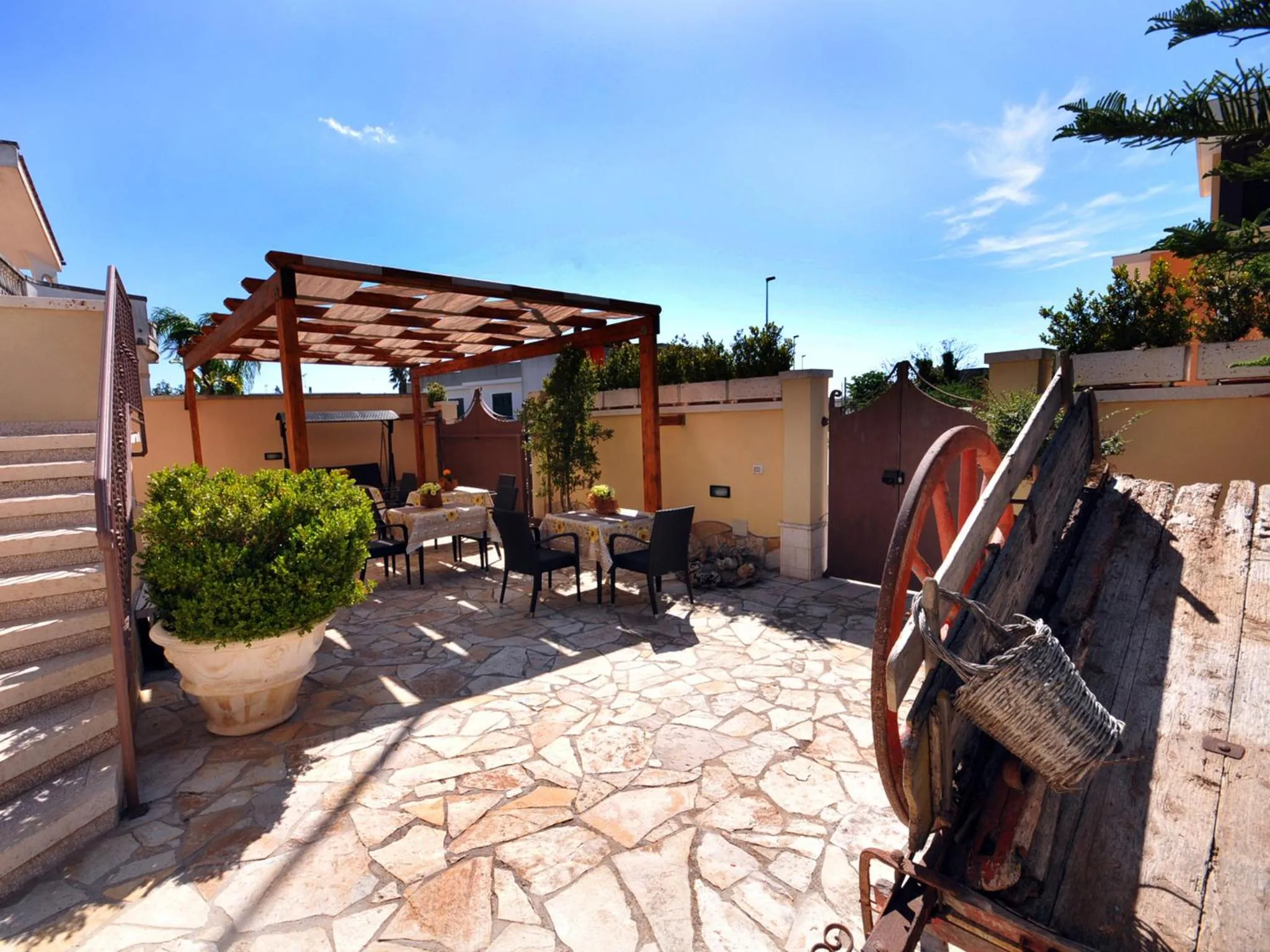 Garden in Il Calesse B&B