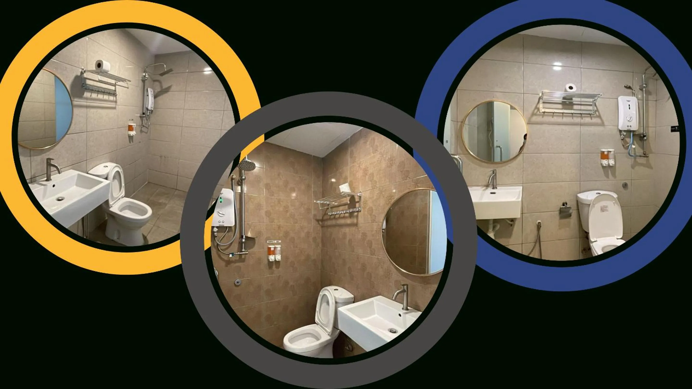 Shower in East Riverine Boutique Hotel