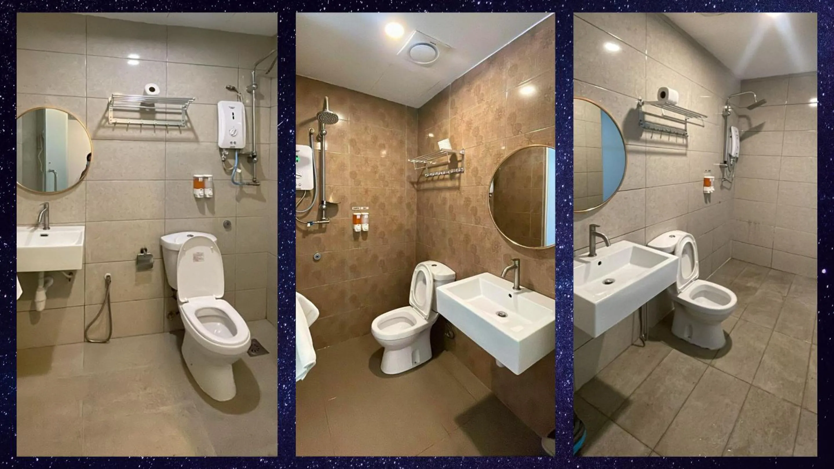 Shower in East Riverine Boutique Hotel