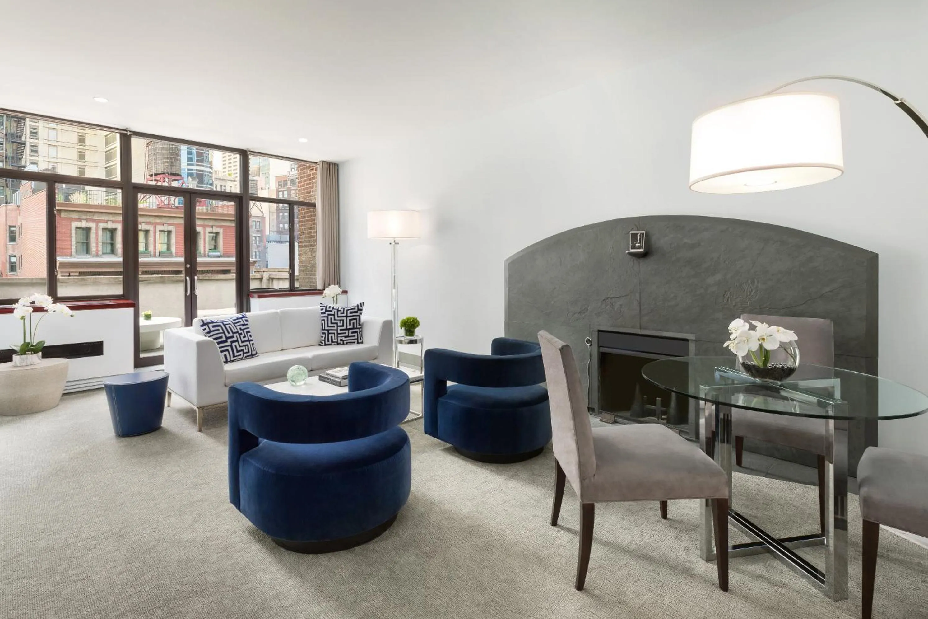 Living room in Royalton New York