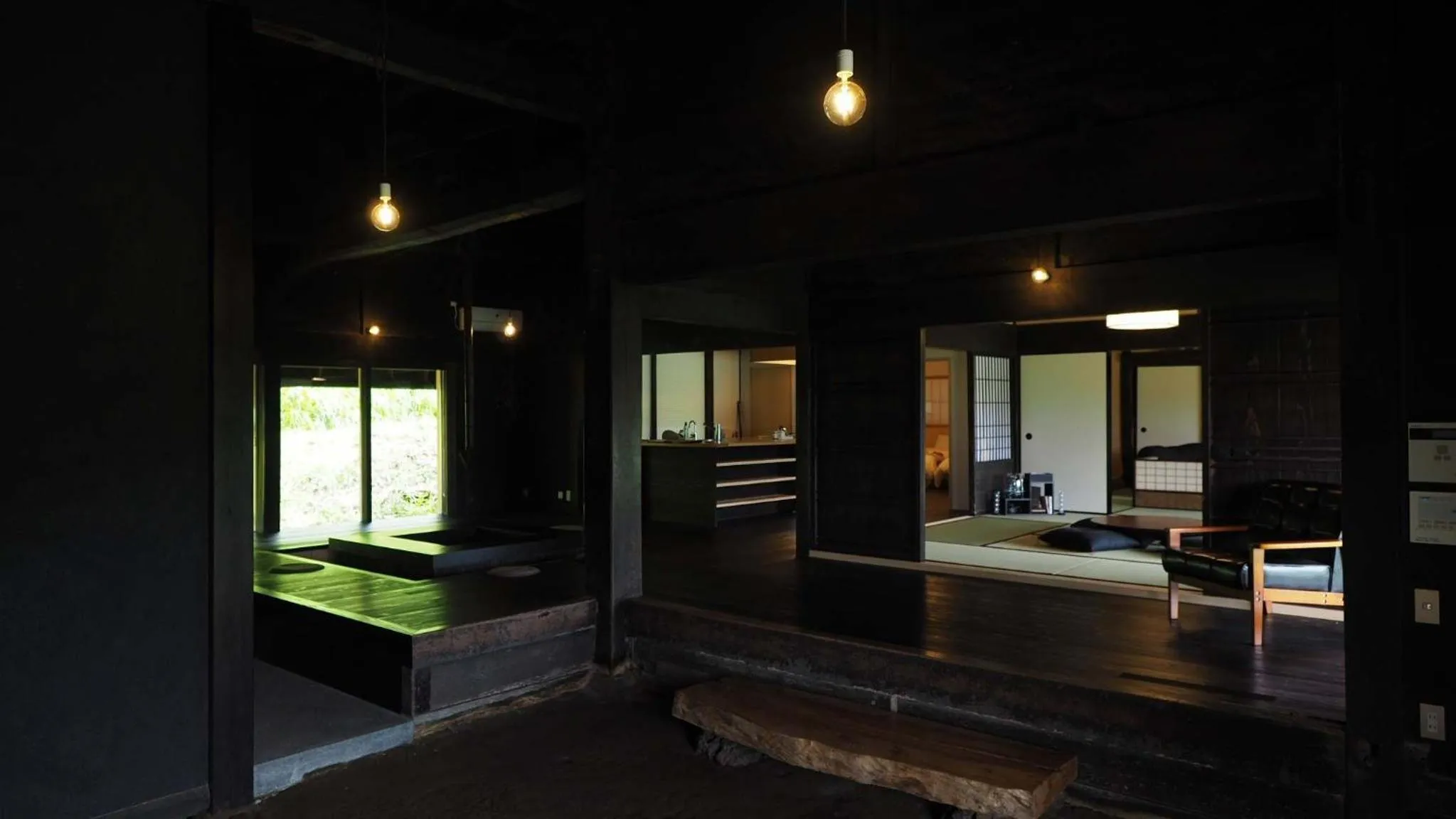 Photo of the whole room, Bed in Setouchi Cominca Stays Hiroshima Chojaya