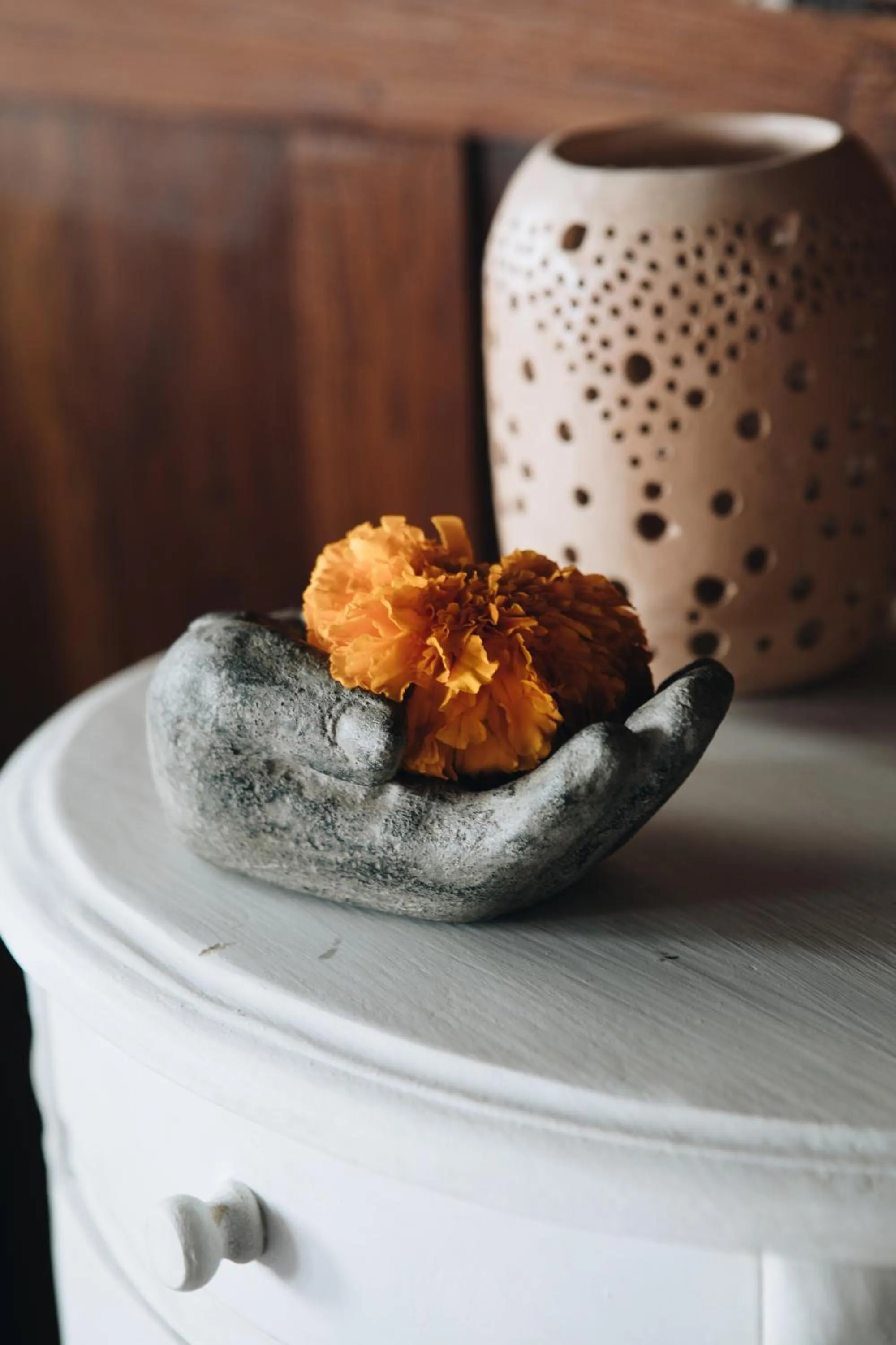 Decorative detail in White Tortoise Eco Villa's