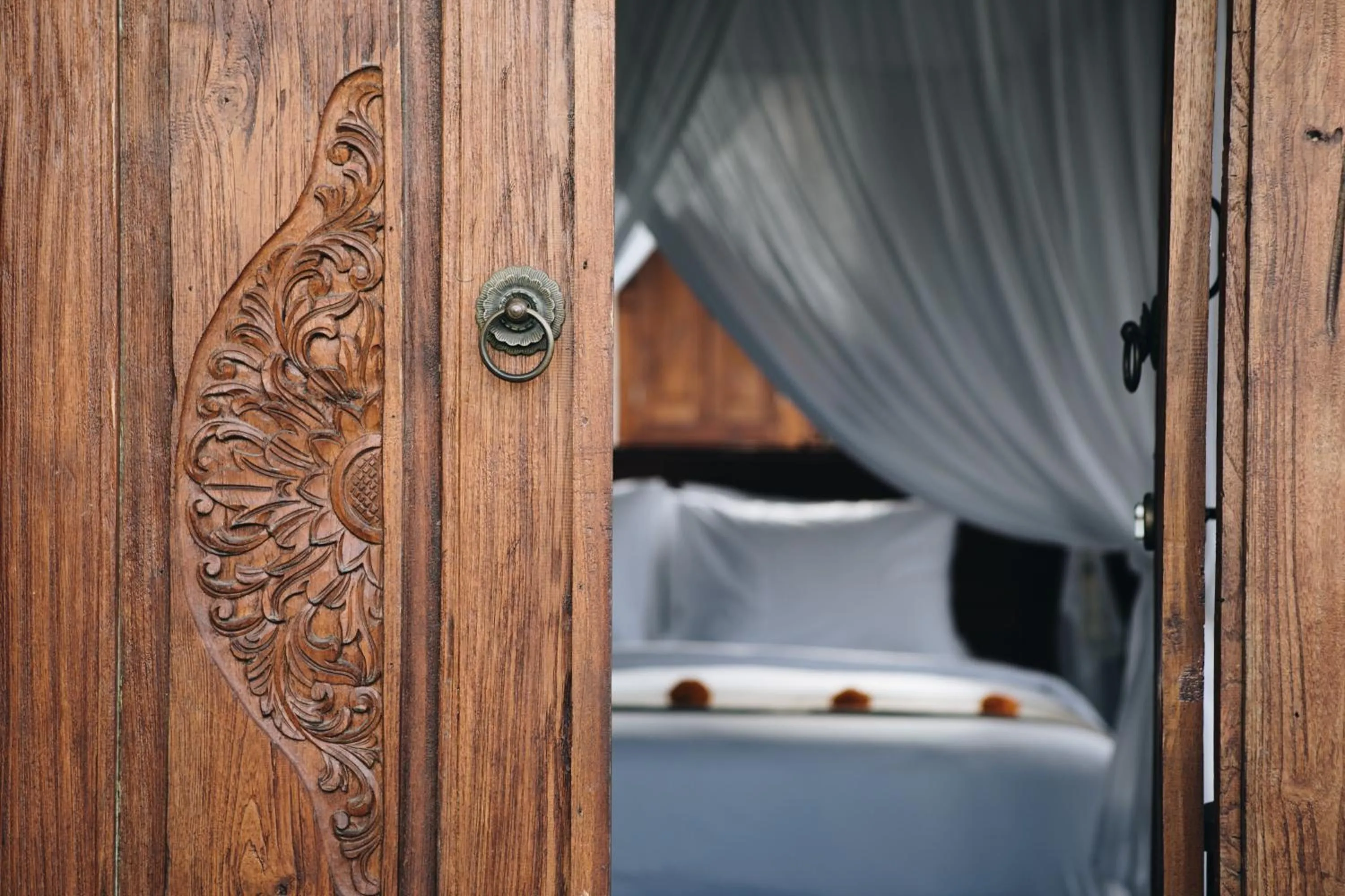 Bedroom, Bed in White Tortoise Eco Villa's