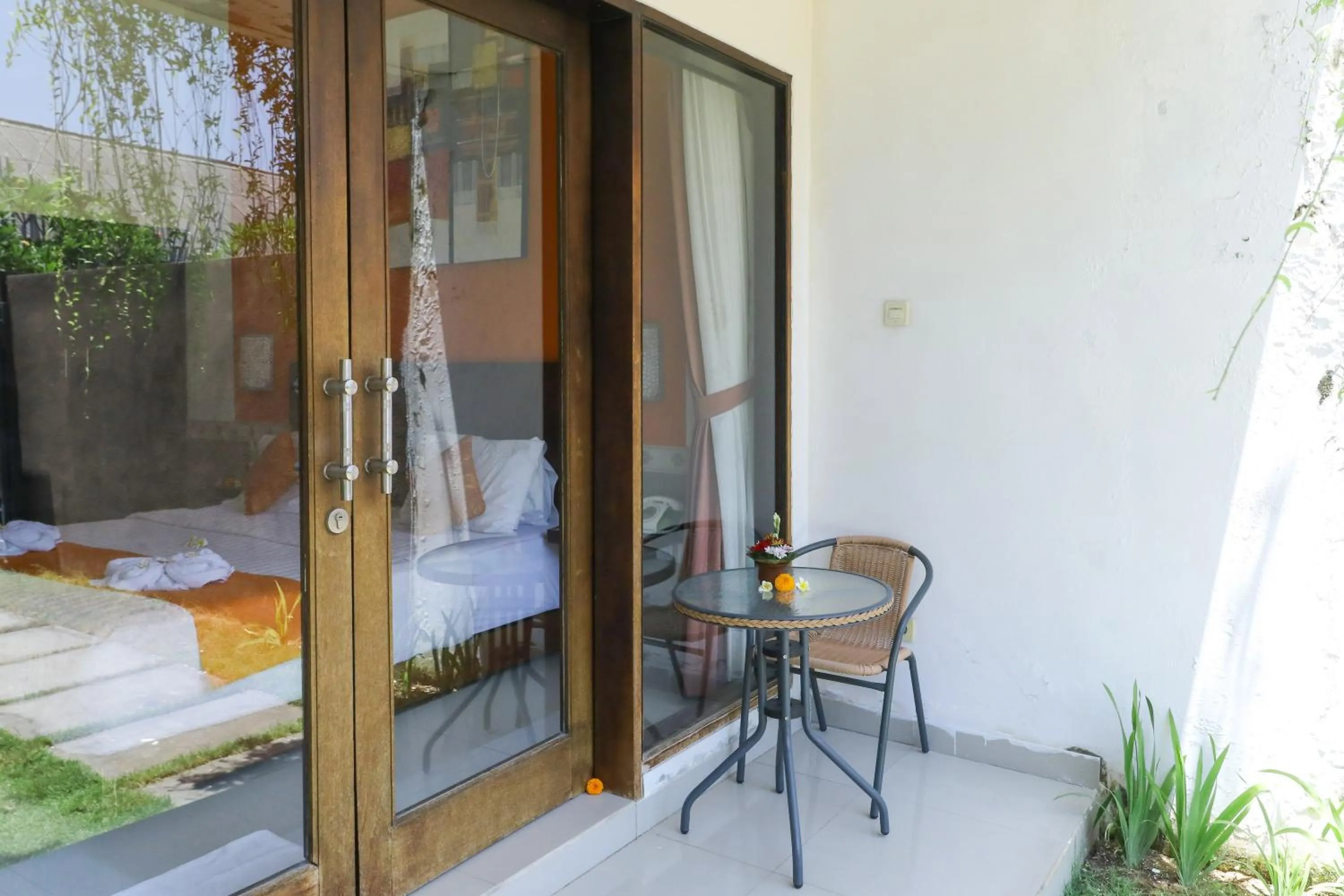 Balcony/Terrace, Bed in Ninja Suite Villa