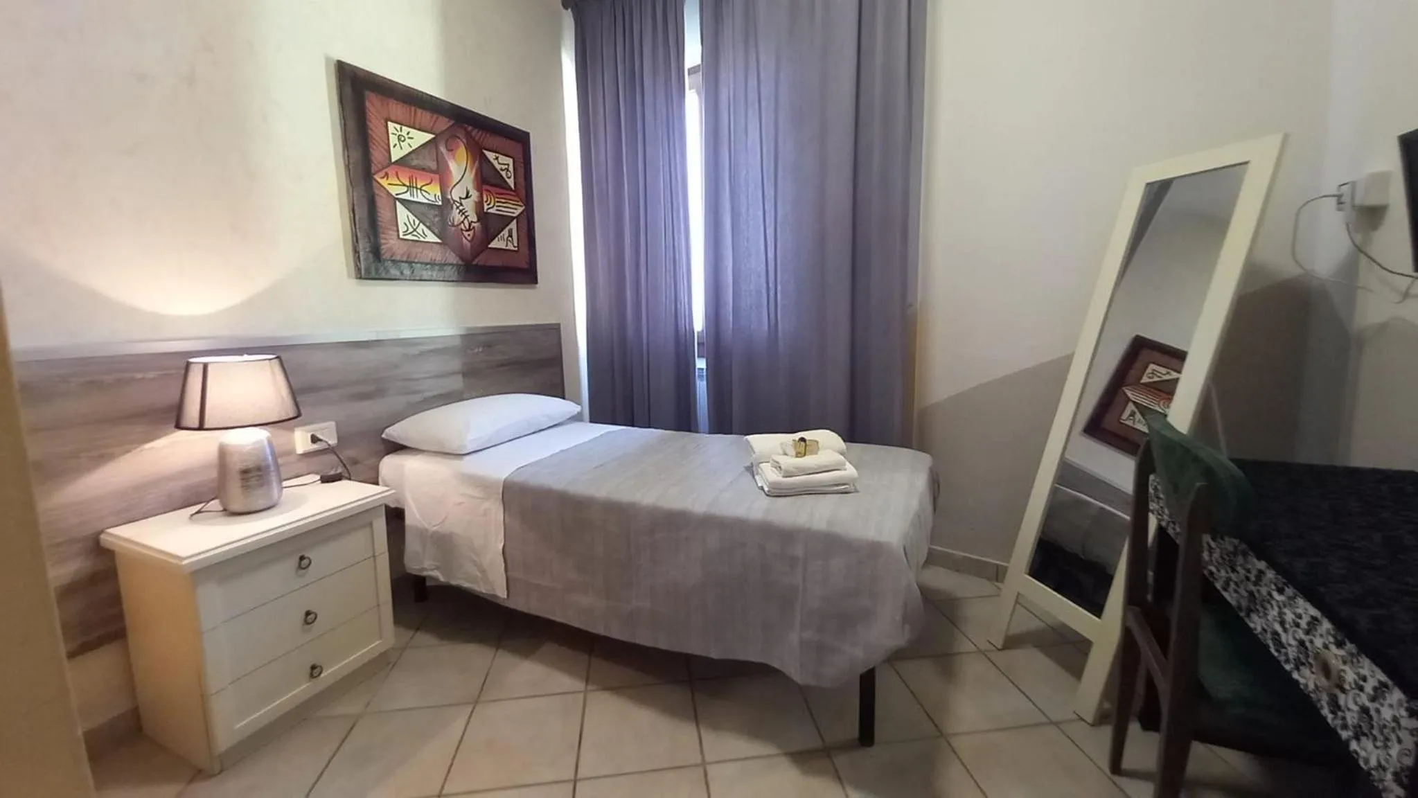 Bed in Hotel Le 3 Fonti