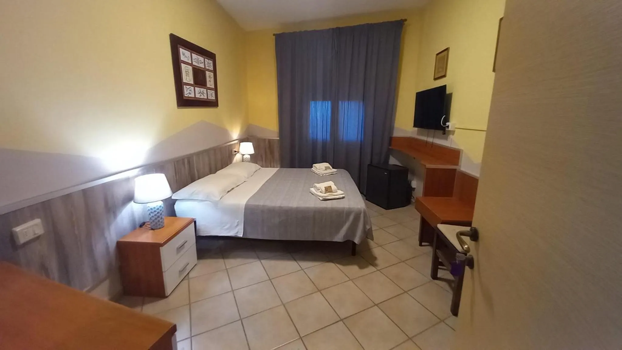 Bed in Hotel Le 3 Fonti