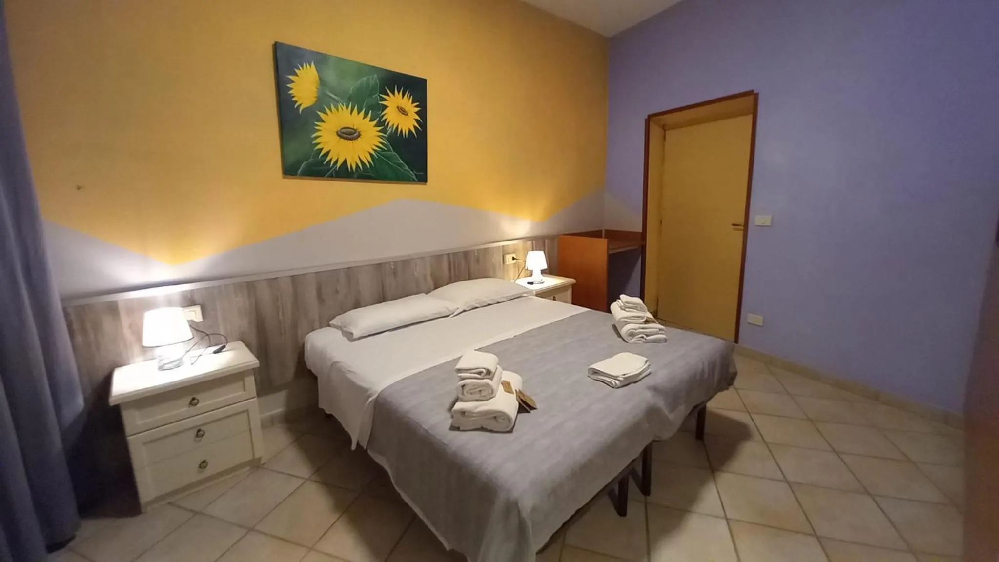 Bed in Hotel Le 3 Fonti