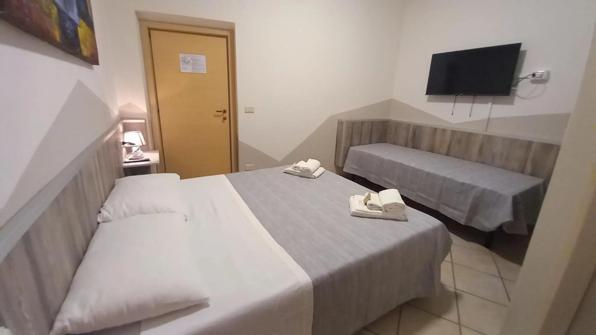 Bed in Hotel Le 3 Fonti