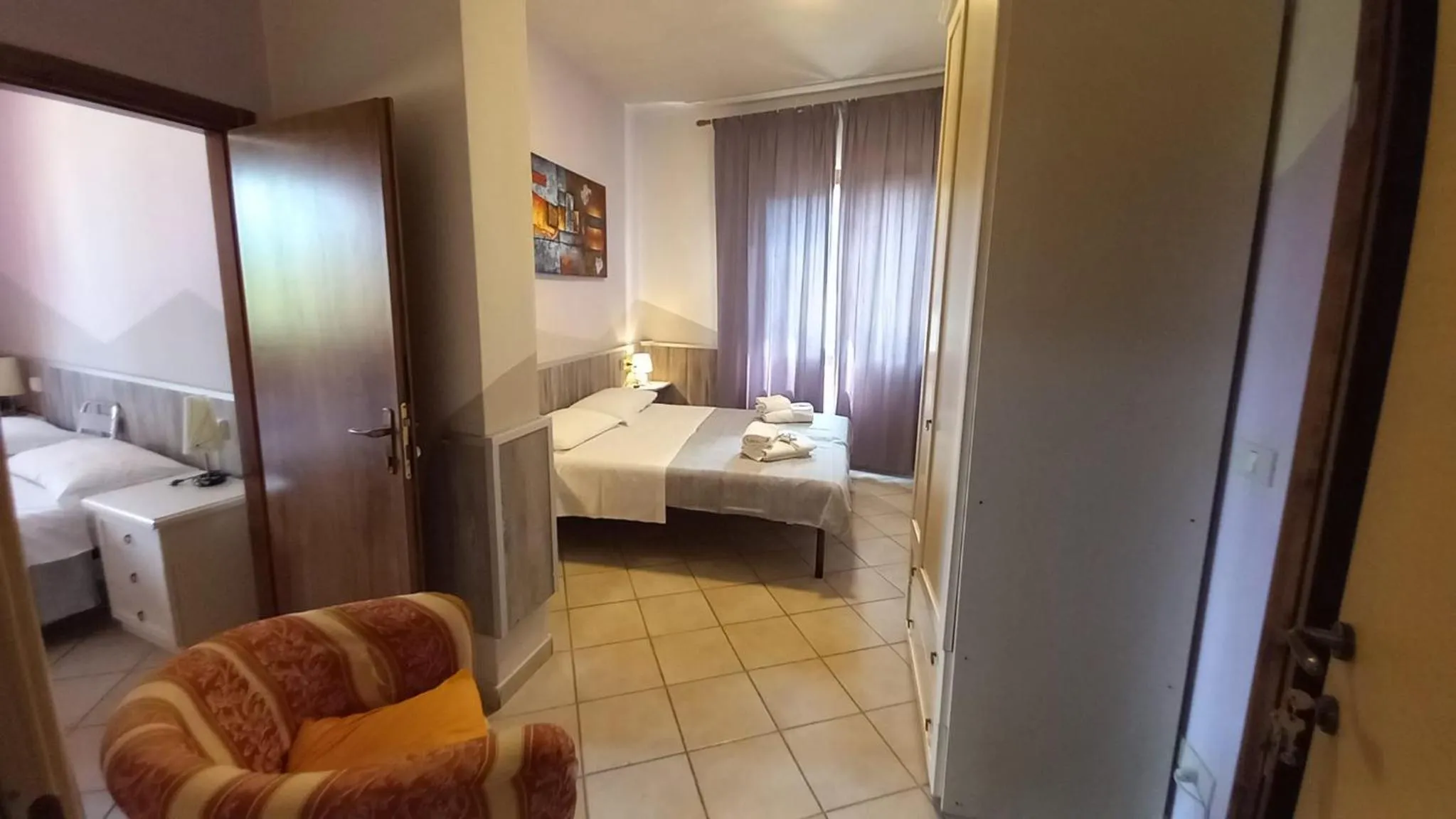 Bed in Hotel Le 3 Fonti