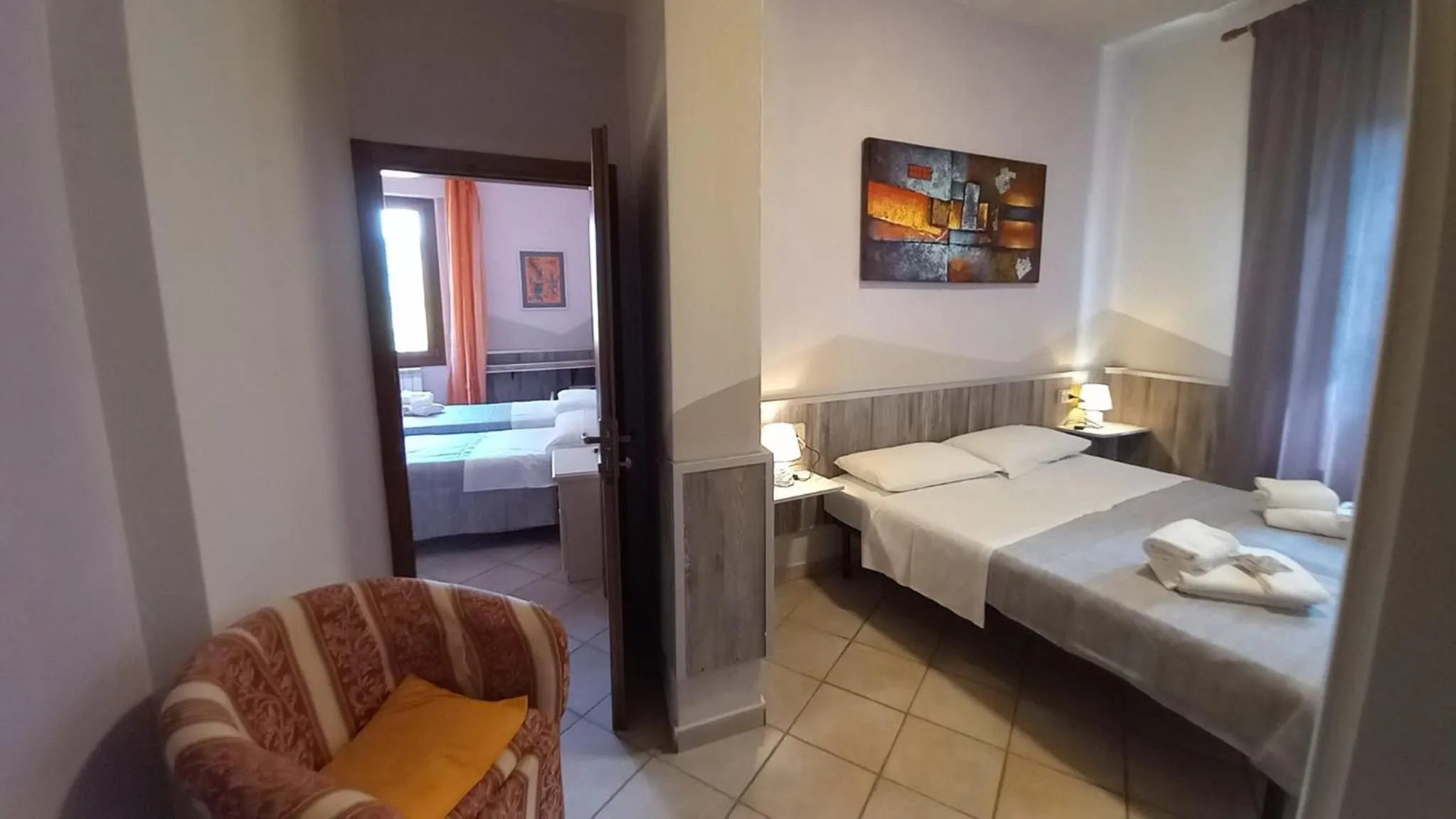 Bed in Hotel Le 3 Fonti