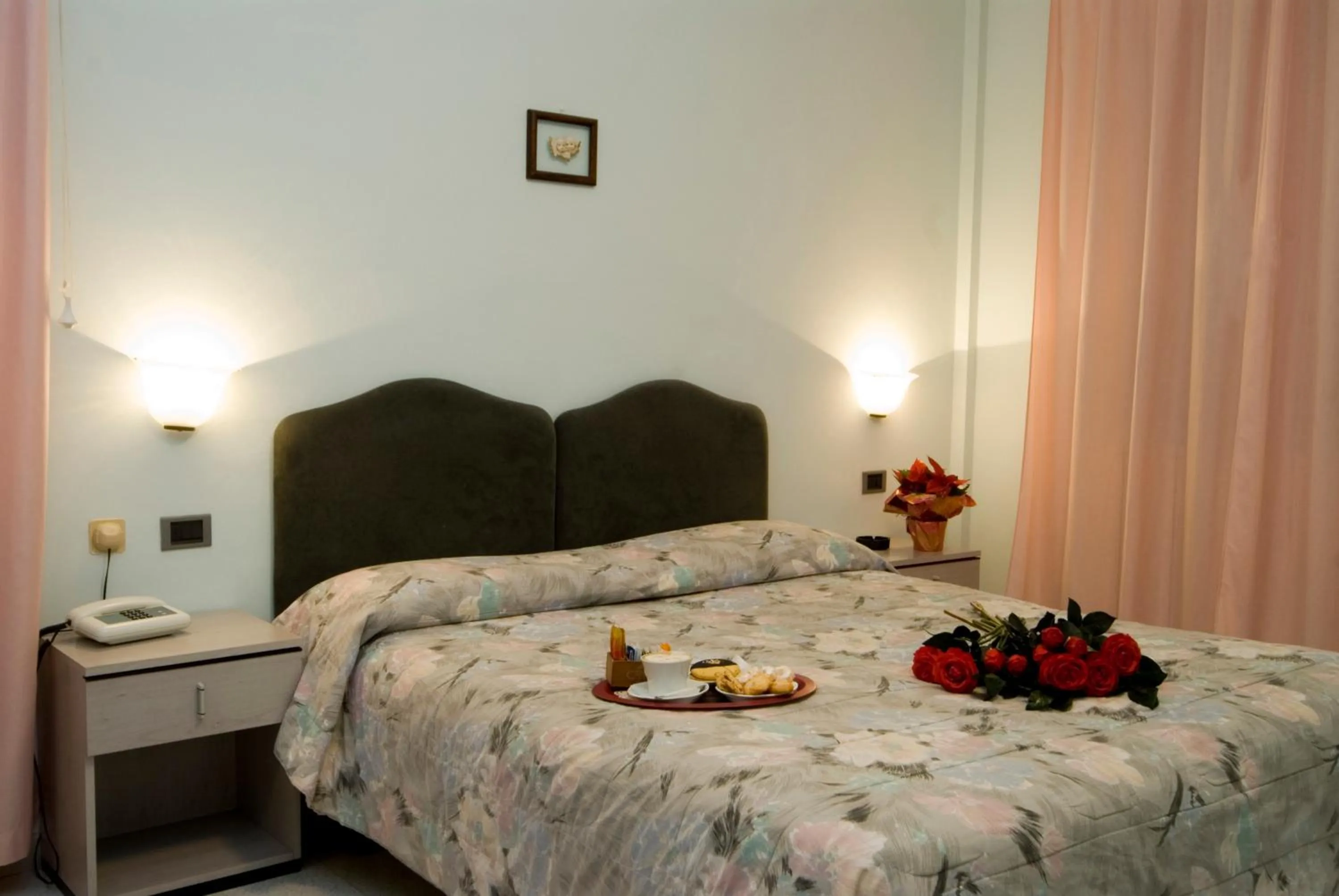 Bed in Hotel Il Quadrifoglio
