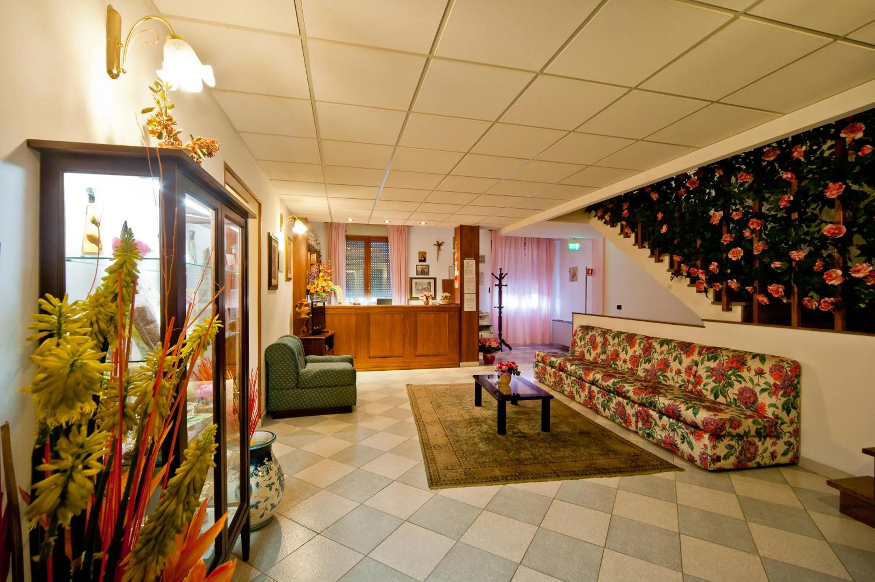 Lobby or reception in Hotel Il Quadrifoglio
