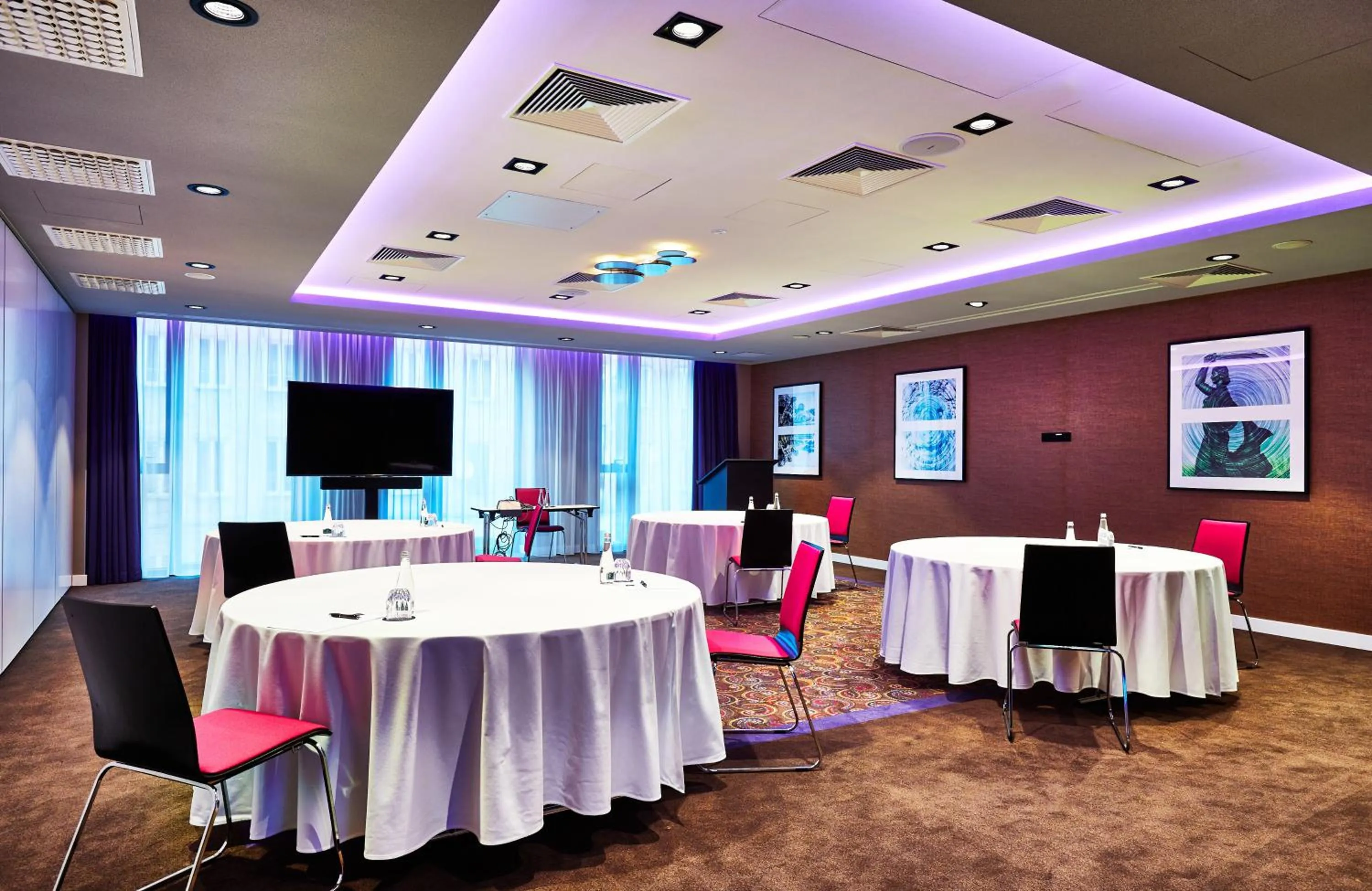 Meeting/conference room in NYX Hotel Warsaw by Leonardo Hotels