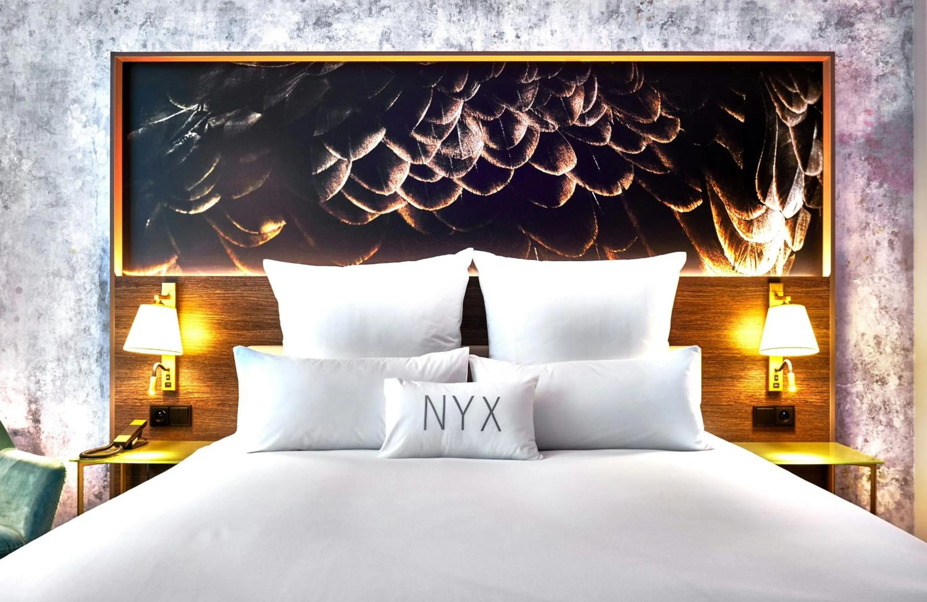Photo of the whole room, Bed in NYX Hotel Warsaw by Leonardo Hotels