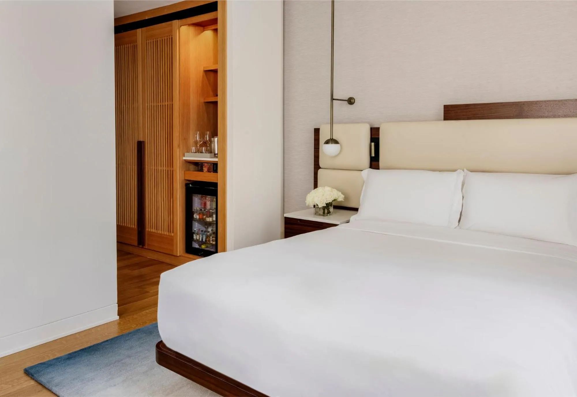 Bed in Bryant Park Hotel