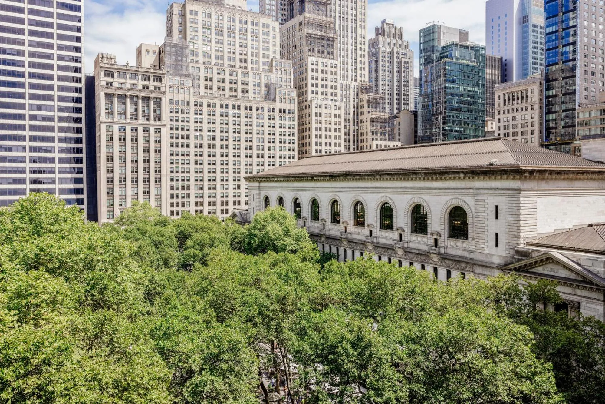 Landmark view in Bryant Park Hotel
