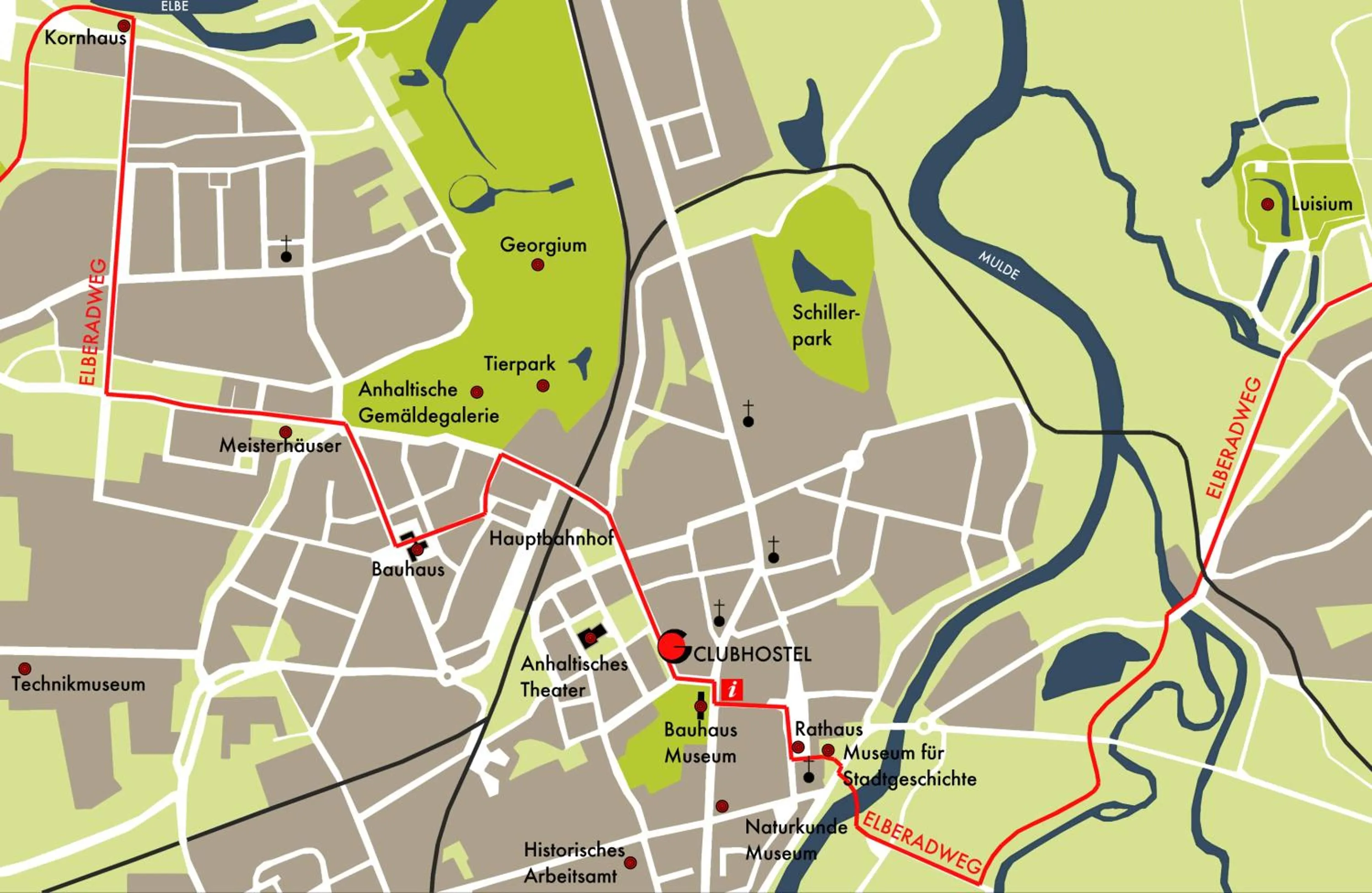 Staff, Bird's-eye View in Clubhostel