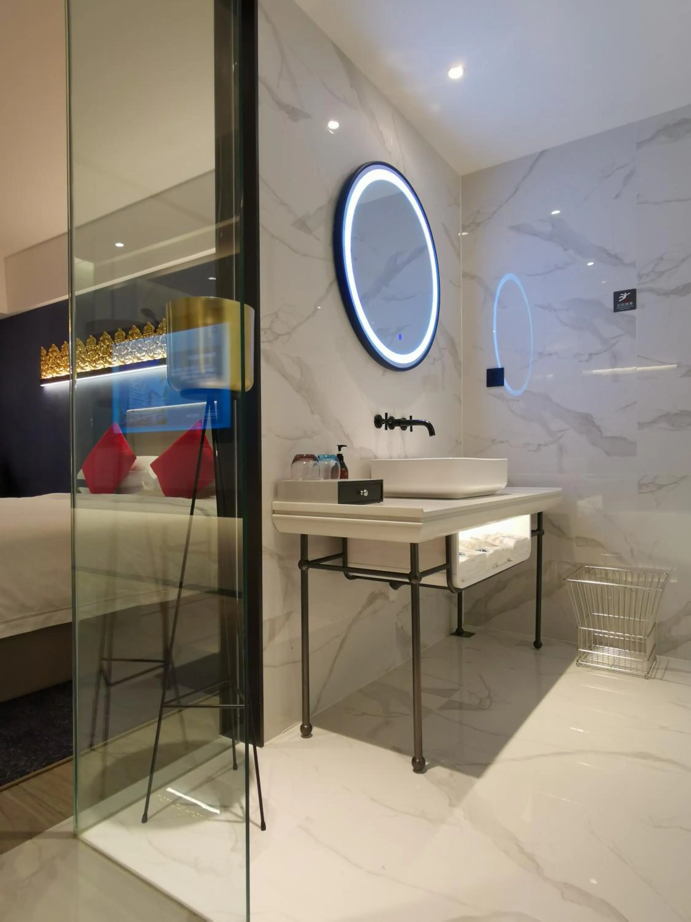 Bed in Tian Yi International Hotel 天艺国际酒店