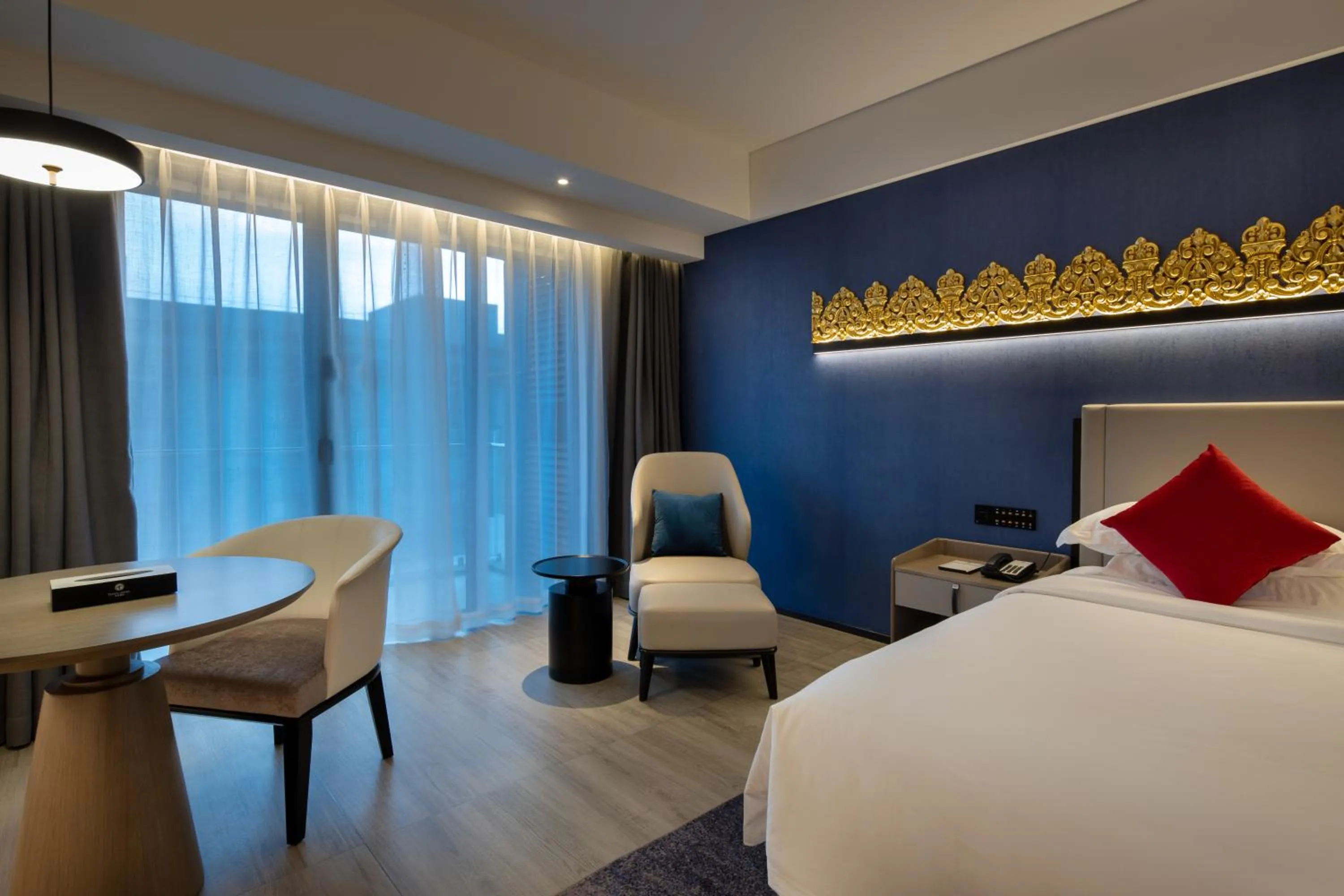 Bed in Tian Yi International Hotel 天艺国际酒店