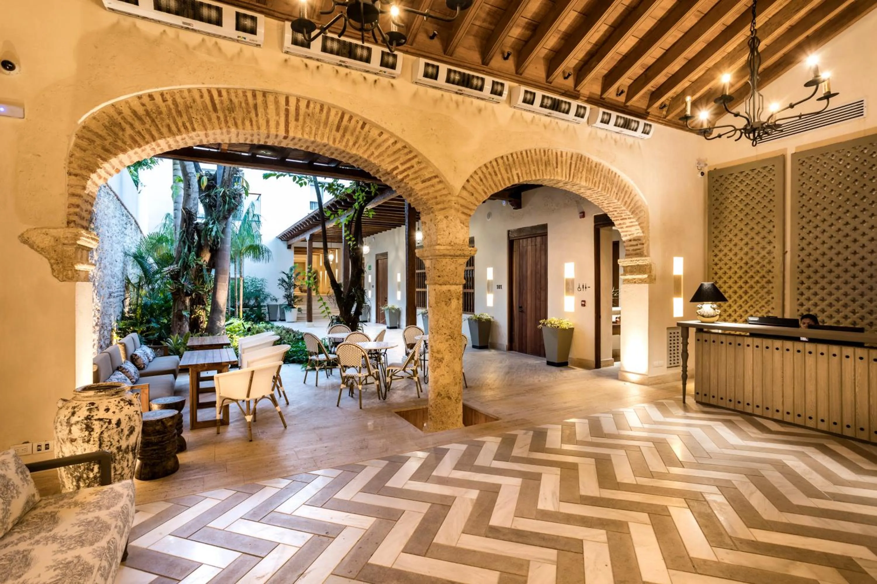 Lobby or reception in Eurostars Marqués de Villalta