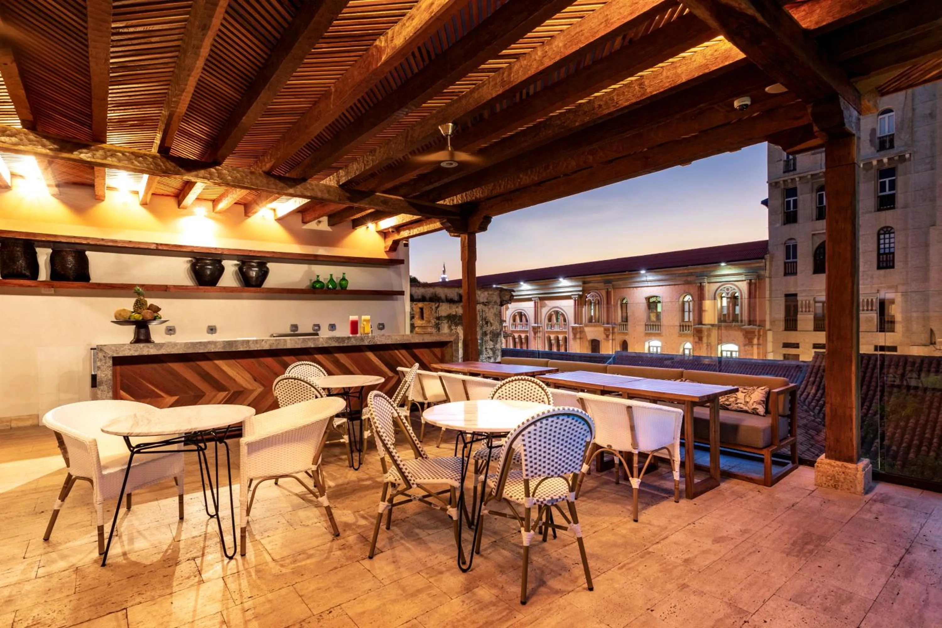 Lounge or bar in Eurostars Marqués de Villalta