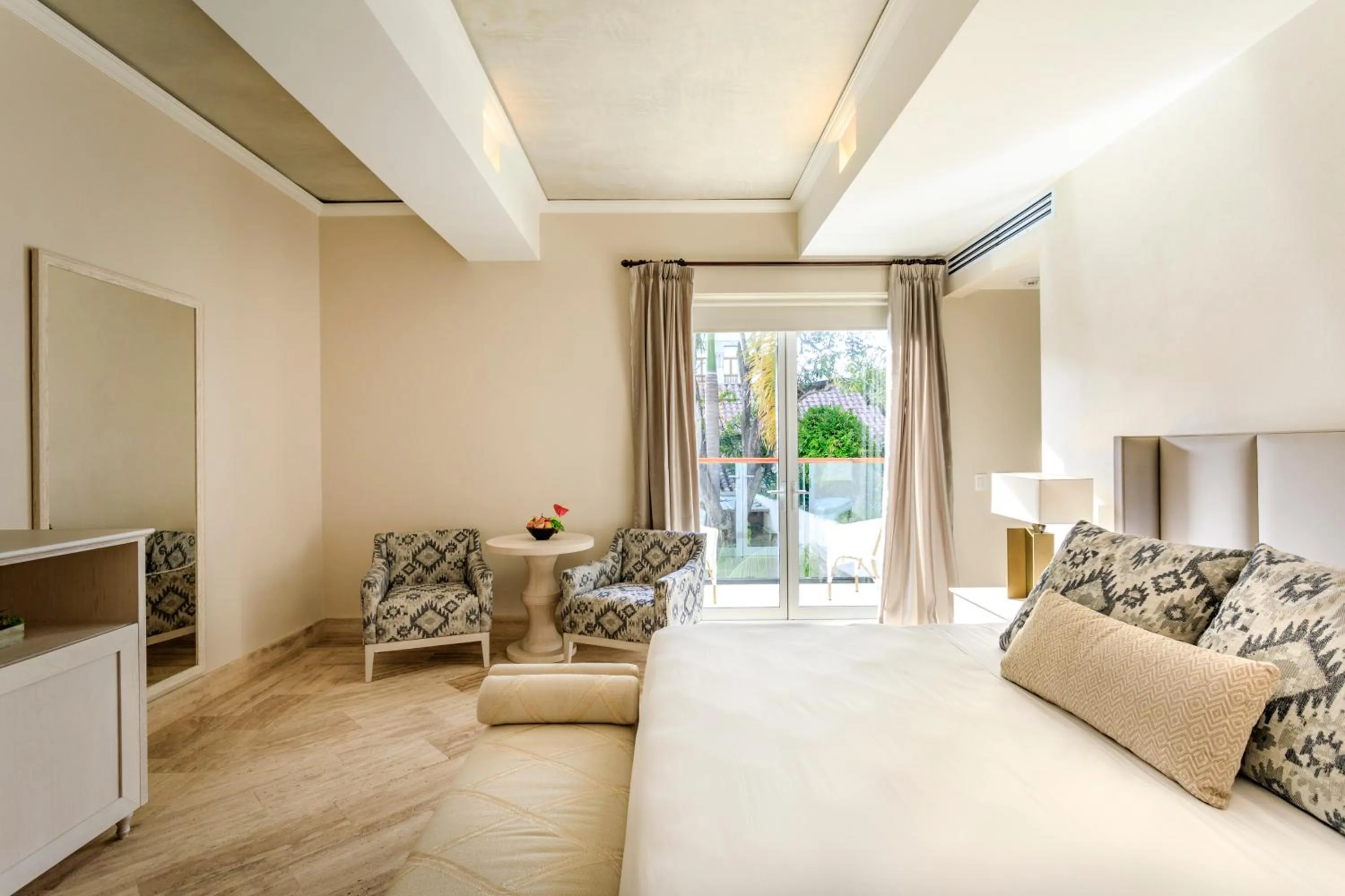 Balcony/Terrace, Bed in Eurostars Marqués de Villalta