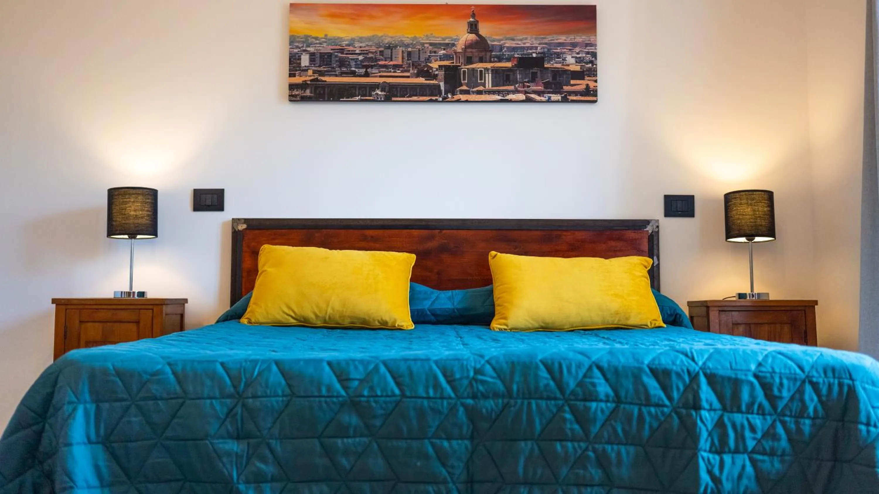 Bed in B&B Mount Etna