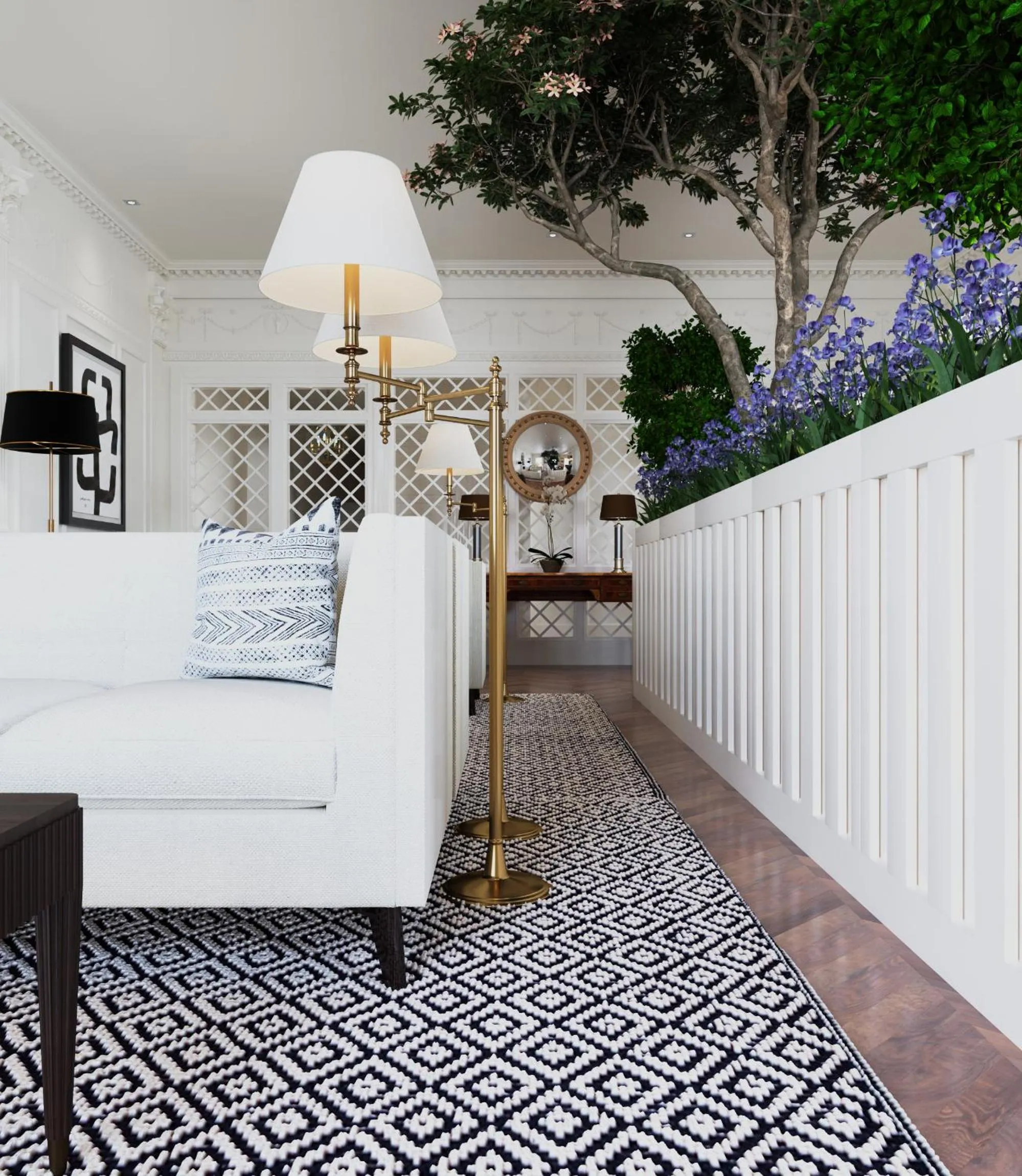 Living room, Bed in Hotel Boutique Villa Favorita