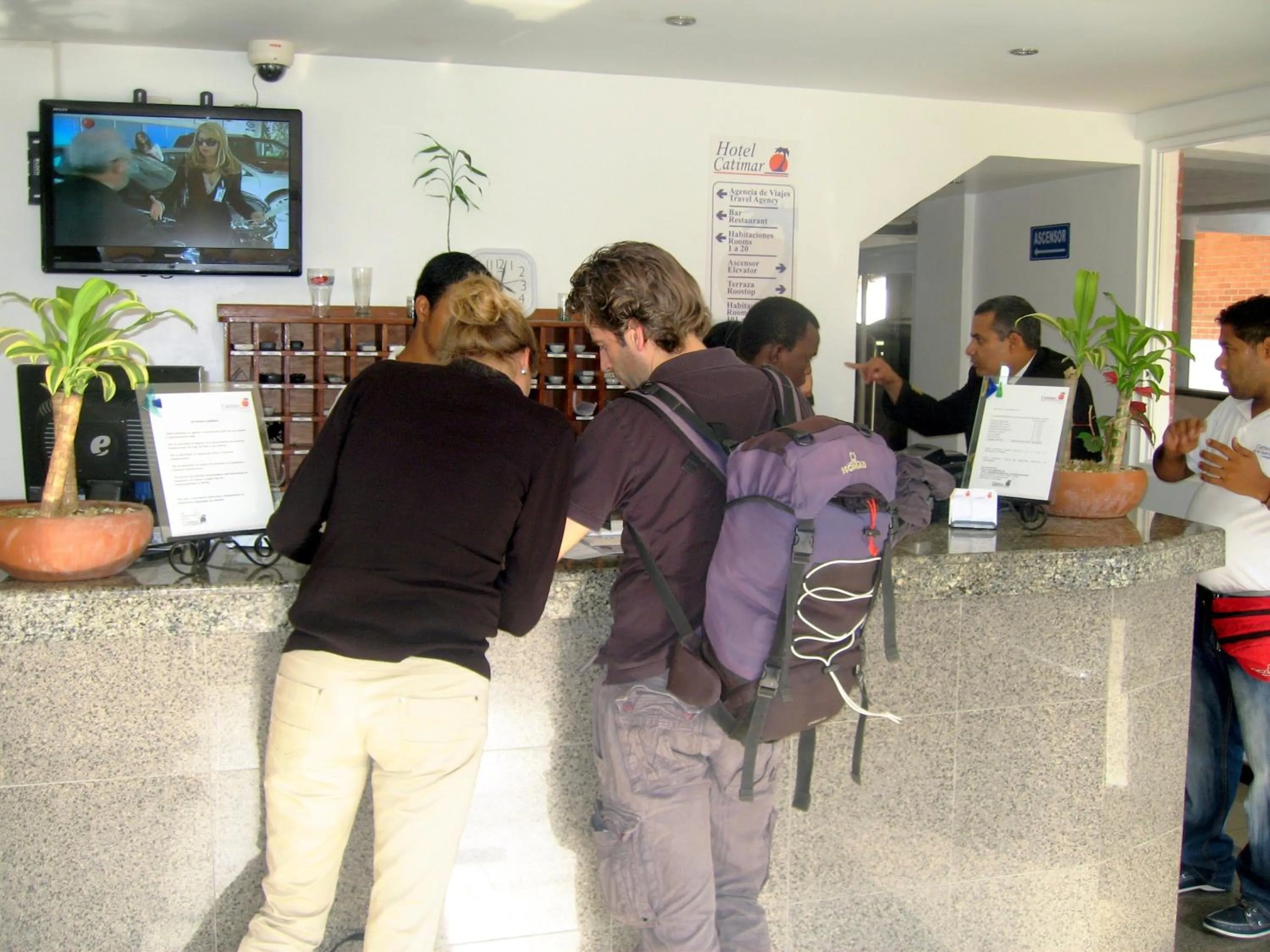 Lobby or reception in Hotel Catimar