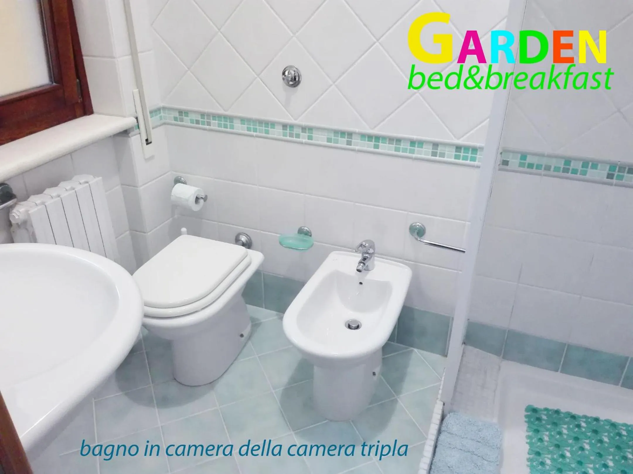 Bathroom in B&B Villa Garden