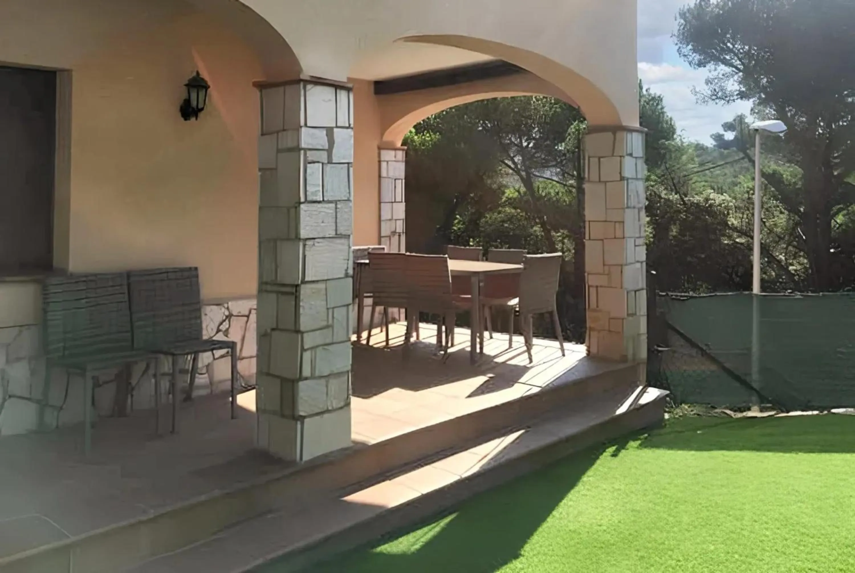 Balcony/Terrace in Luxury villa in Calonge with pool