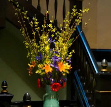 Decorative detail in Hotel Boheme