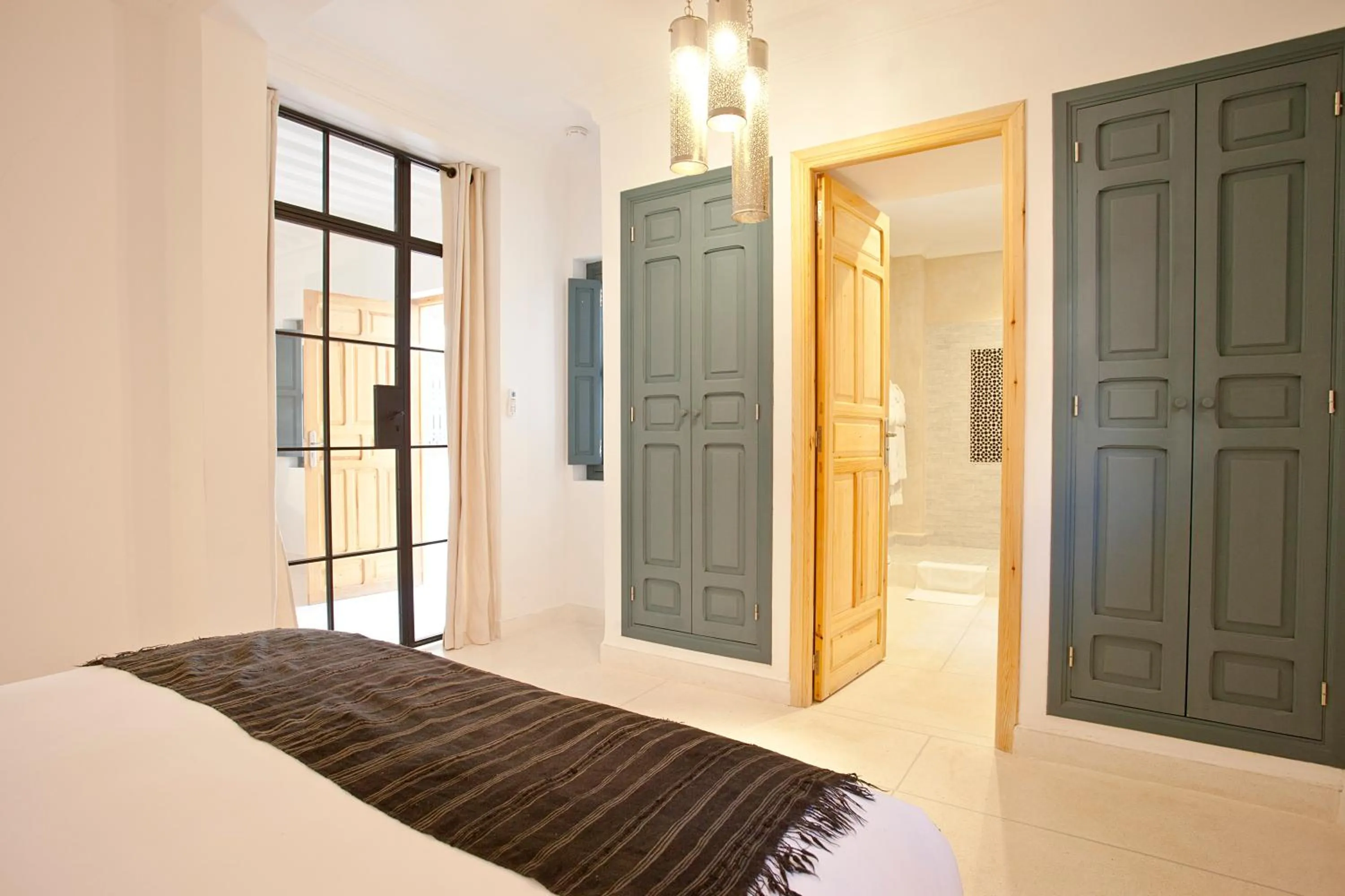 View (from property/room), Bed in Riad AL RIAD