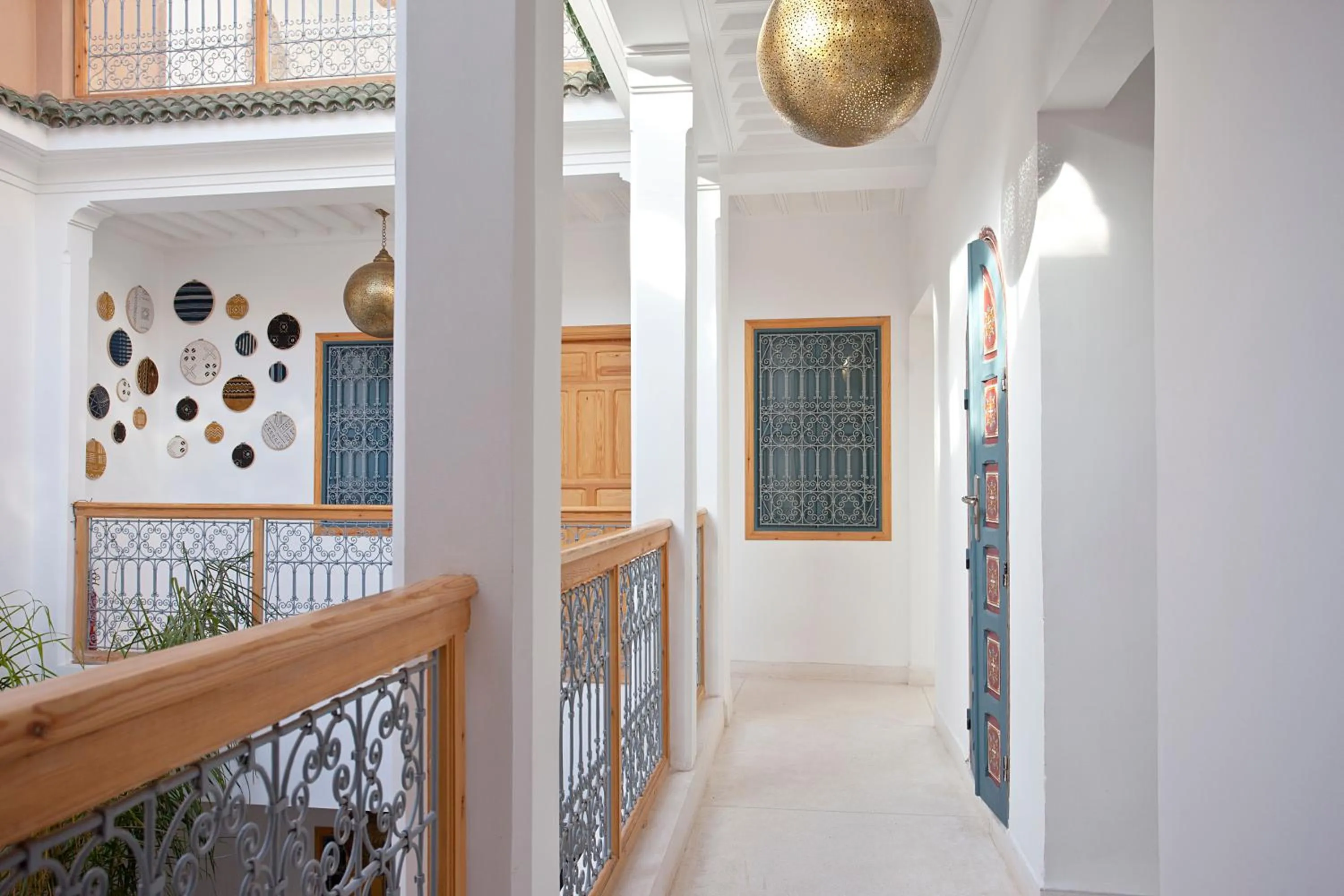 Inner courtyard view in Riad AL RIAD