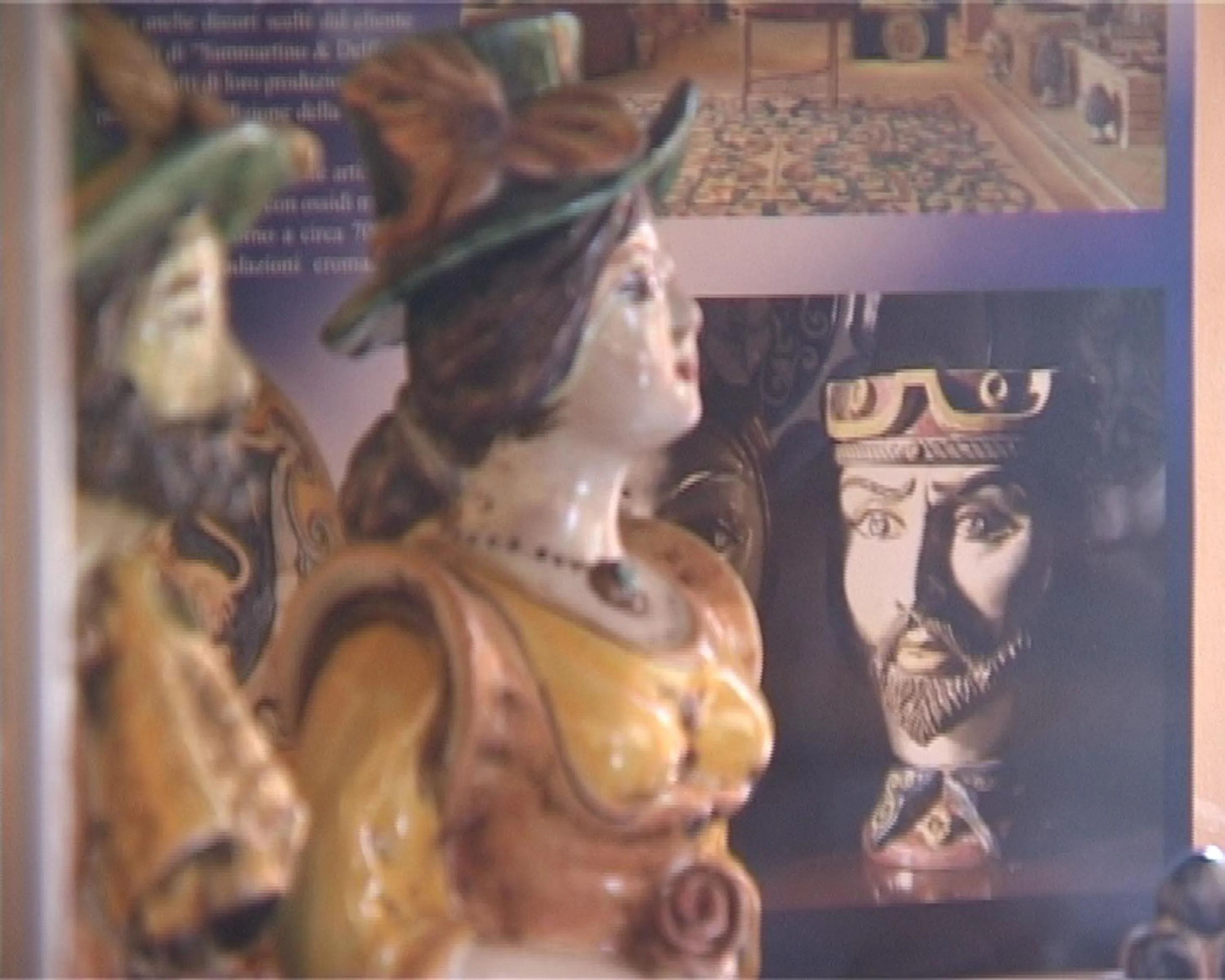 Decorative detail in Villa Tasca