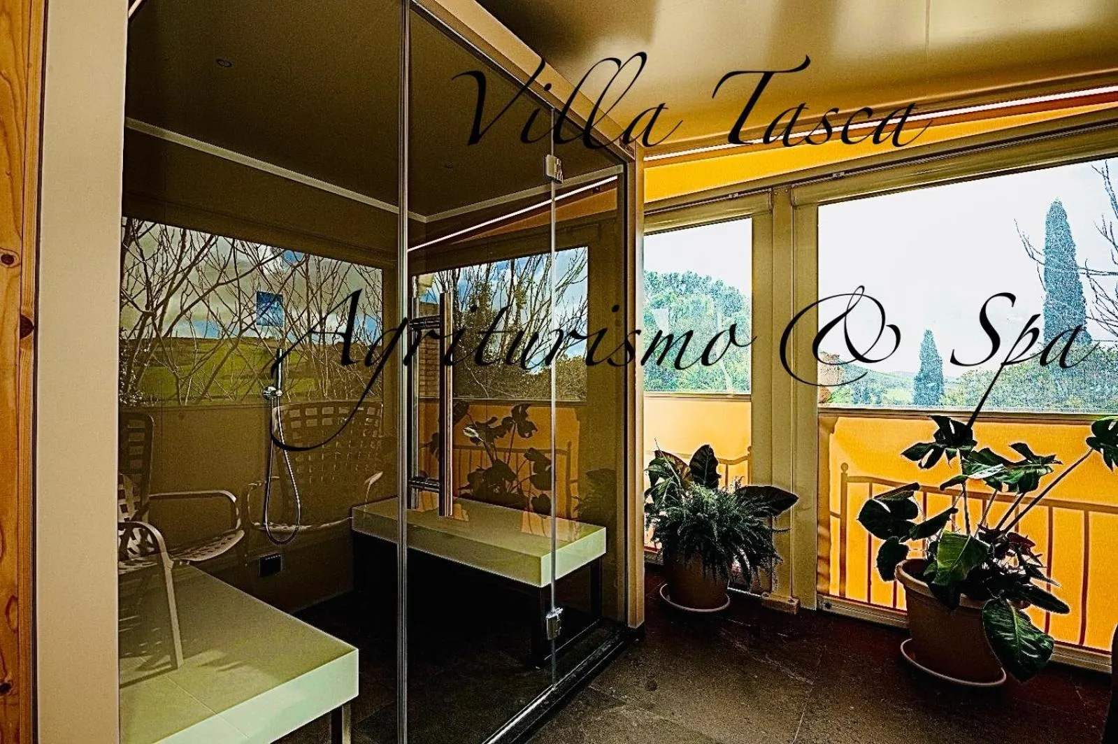 Steam room in Villa Tasca