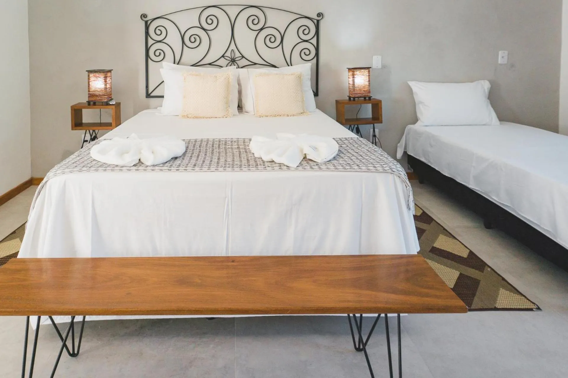 Bedroom, Bed in Pousada Amanhecer