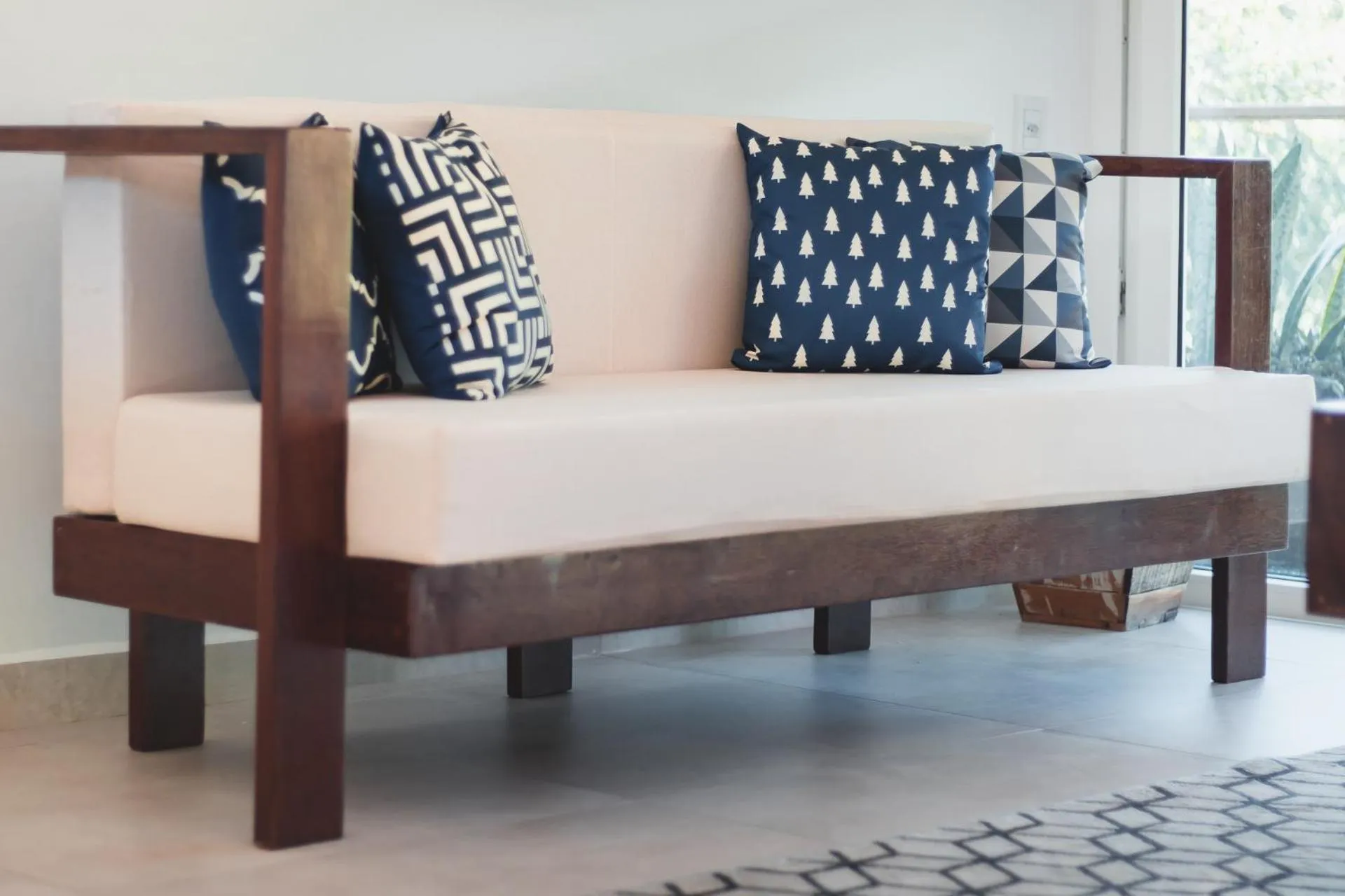 Living room, Bed in Pousada Amanhecer
